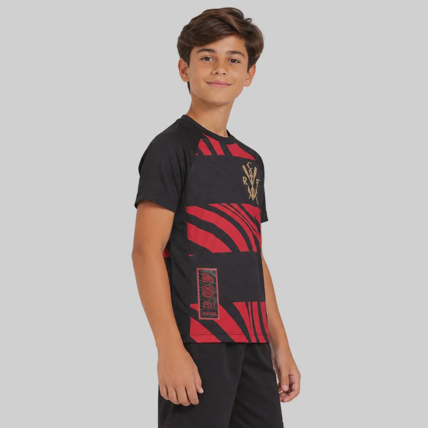 Camisa do Flamengo Pherusa Infantil - Foto 3