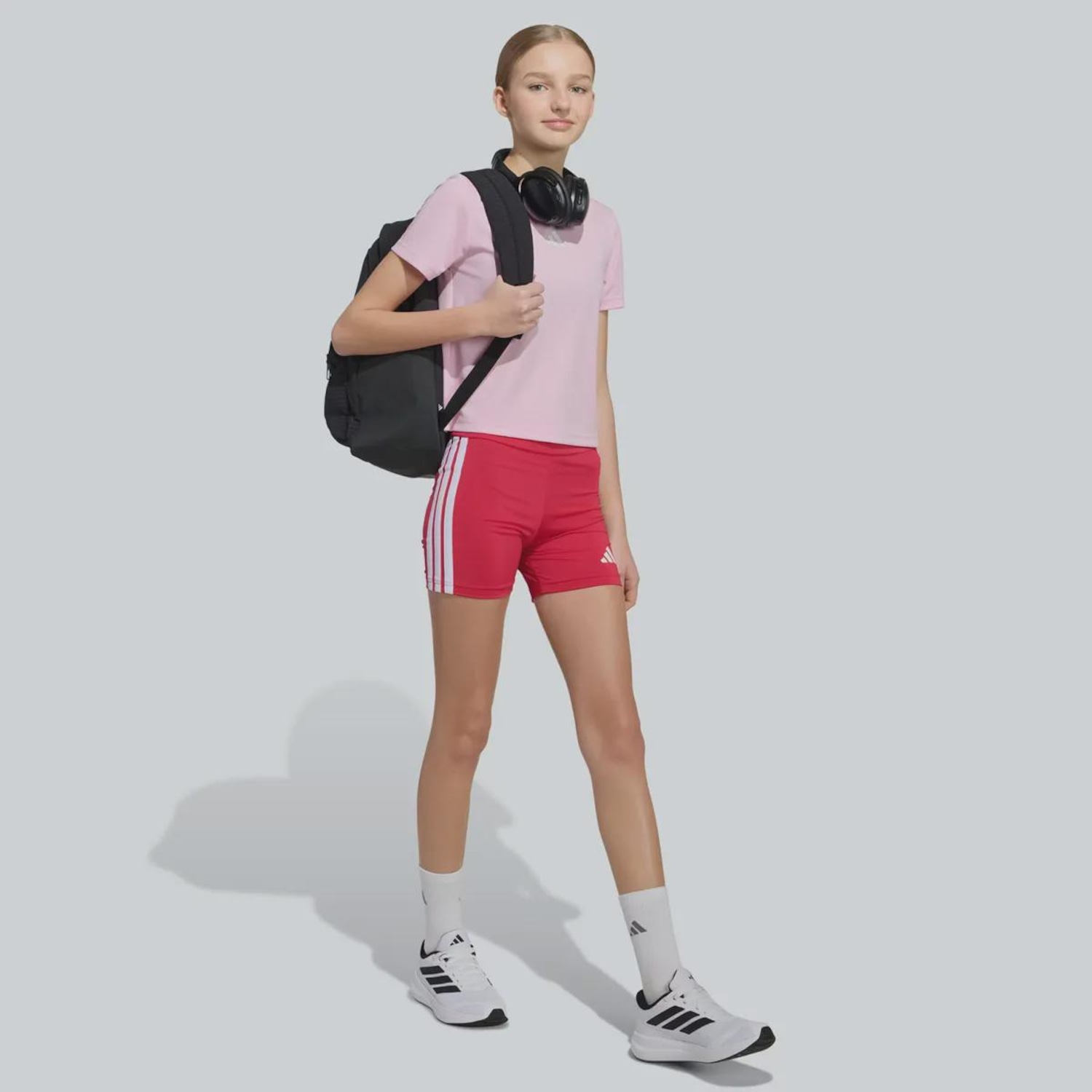Conjunto adidas Train Essentials Infantil - Foto 3