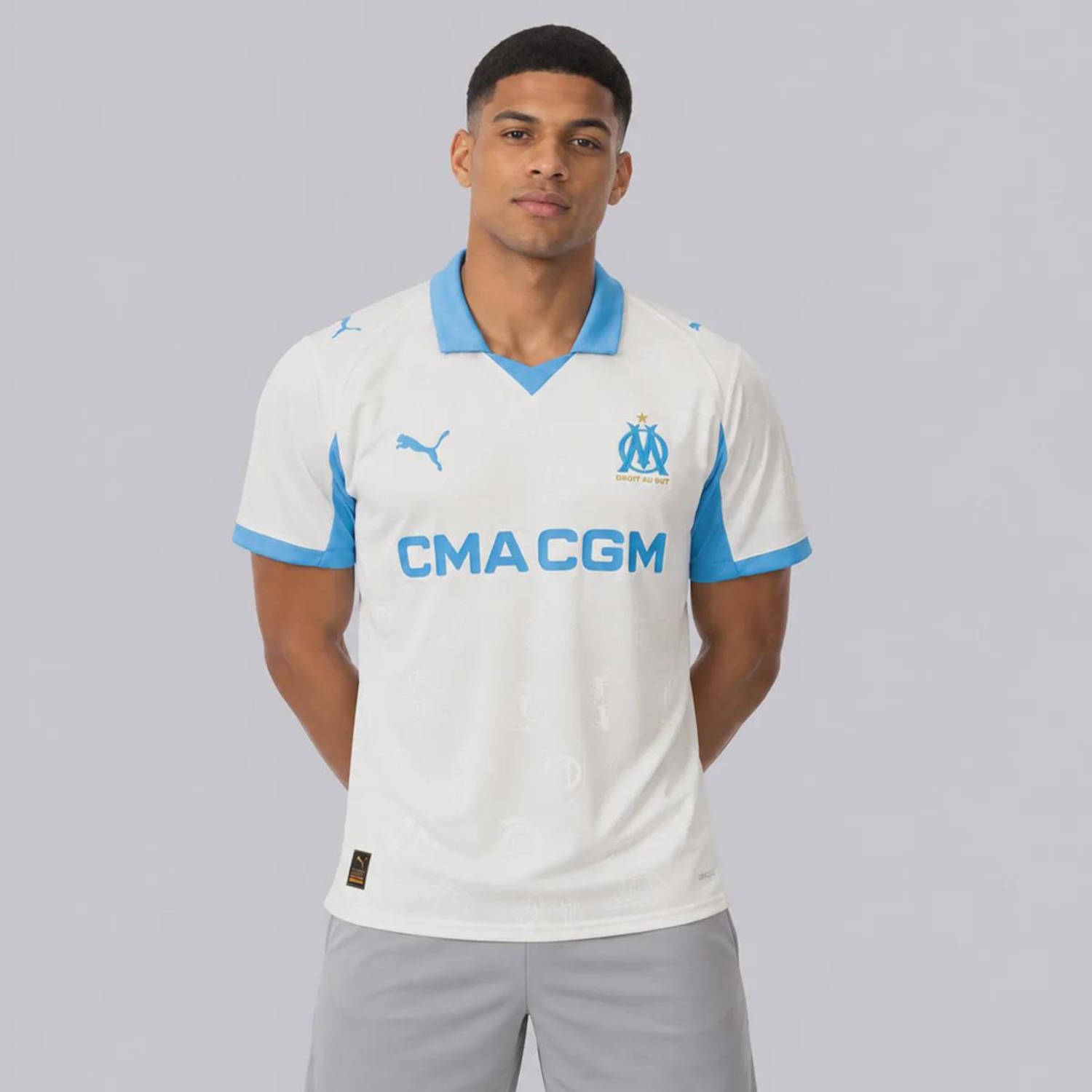 Camisa do Olympique de Marseille I 26/27 Puma Torcedor Masculina - Foto 1
