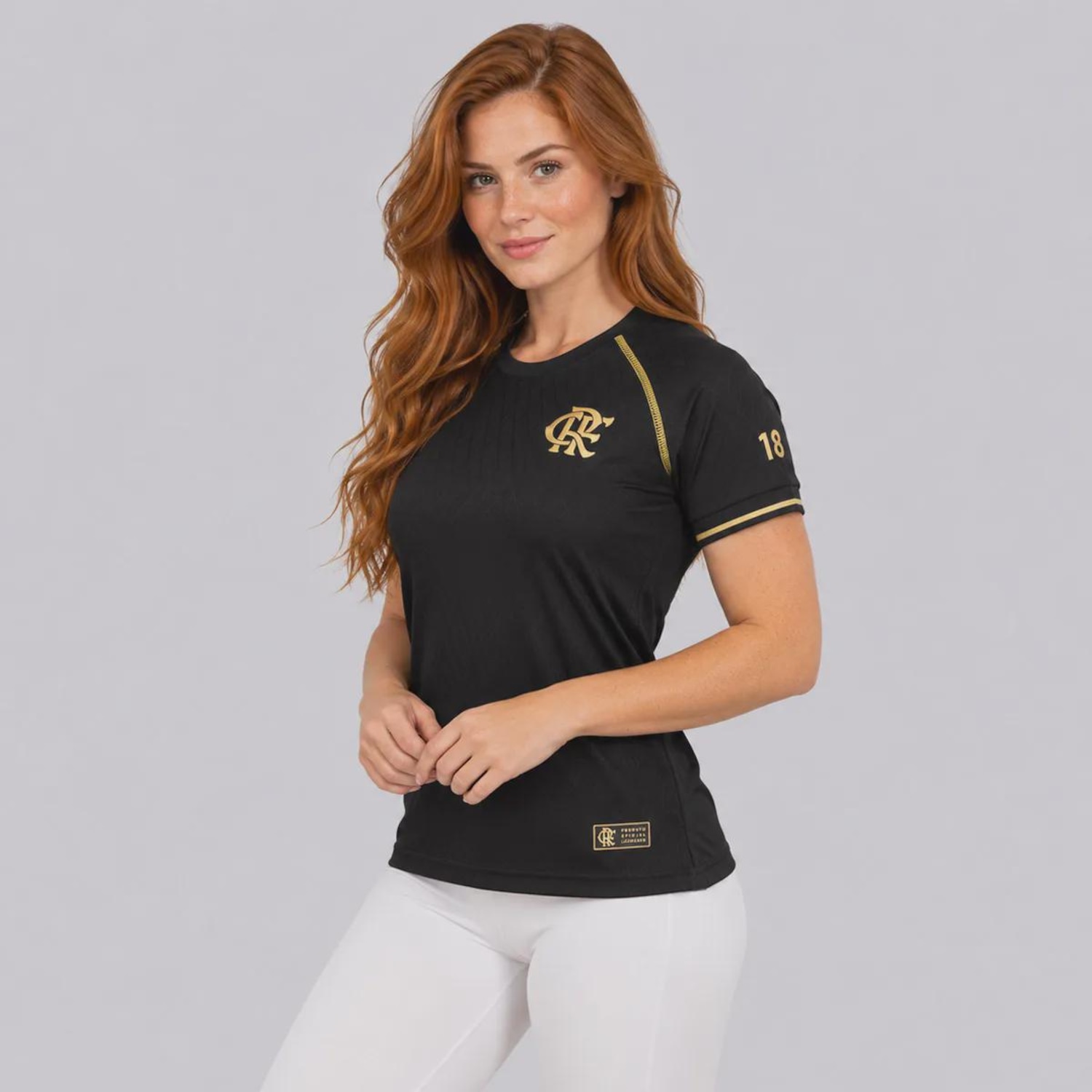 Camisa do Flamengo 1895 Jacquard Feminina - Foto 2