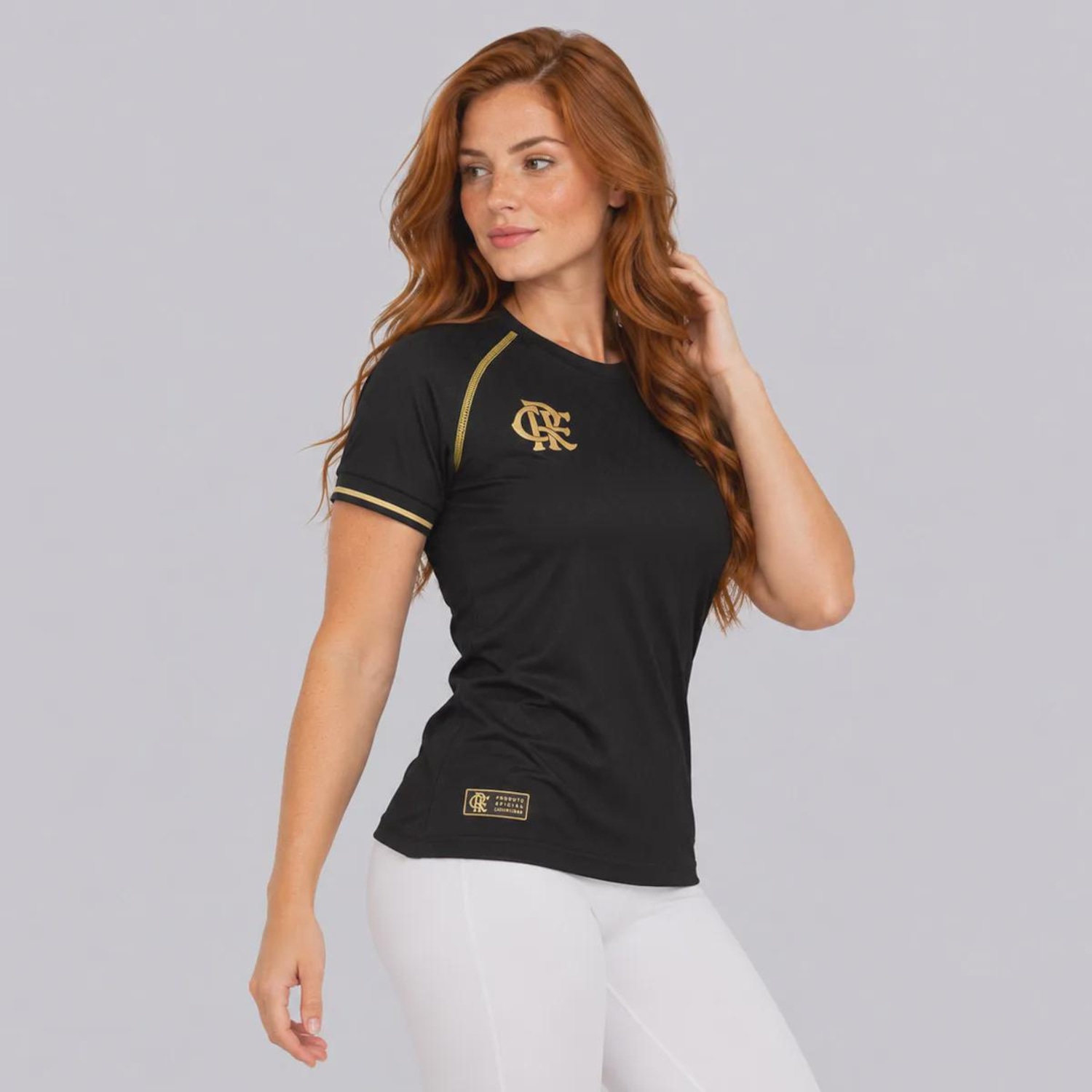 Camisa do Flamengo 1895 Jacquard Feminina - Foto 3