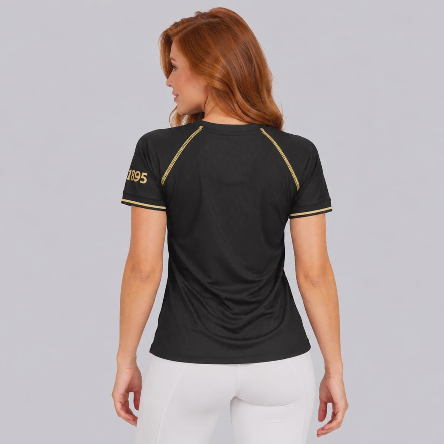 Camisa do Flamengo 1895 Jacquard Feminina - Foto 4