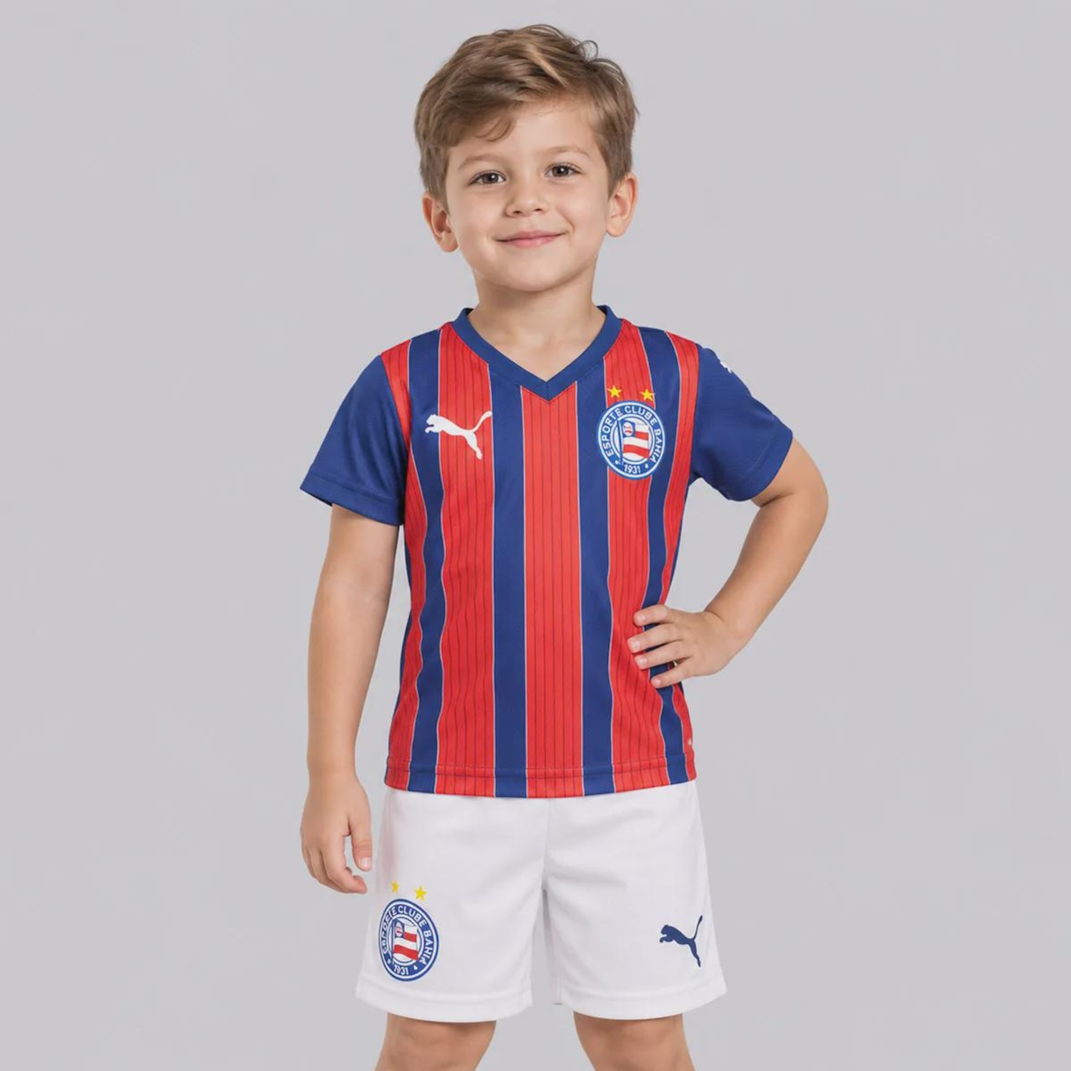 Kit Bahia II 25/26 Puma Torcedor Infantil - Foto 1
