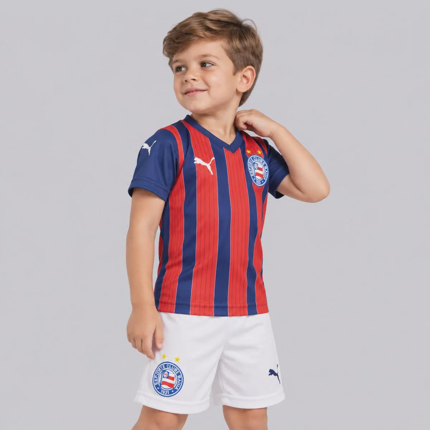 Kit Bahia II 25/26 Puma Torcedor Infantil - Foto 3