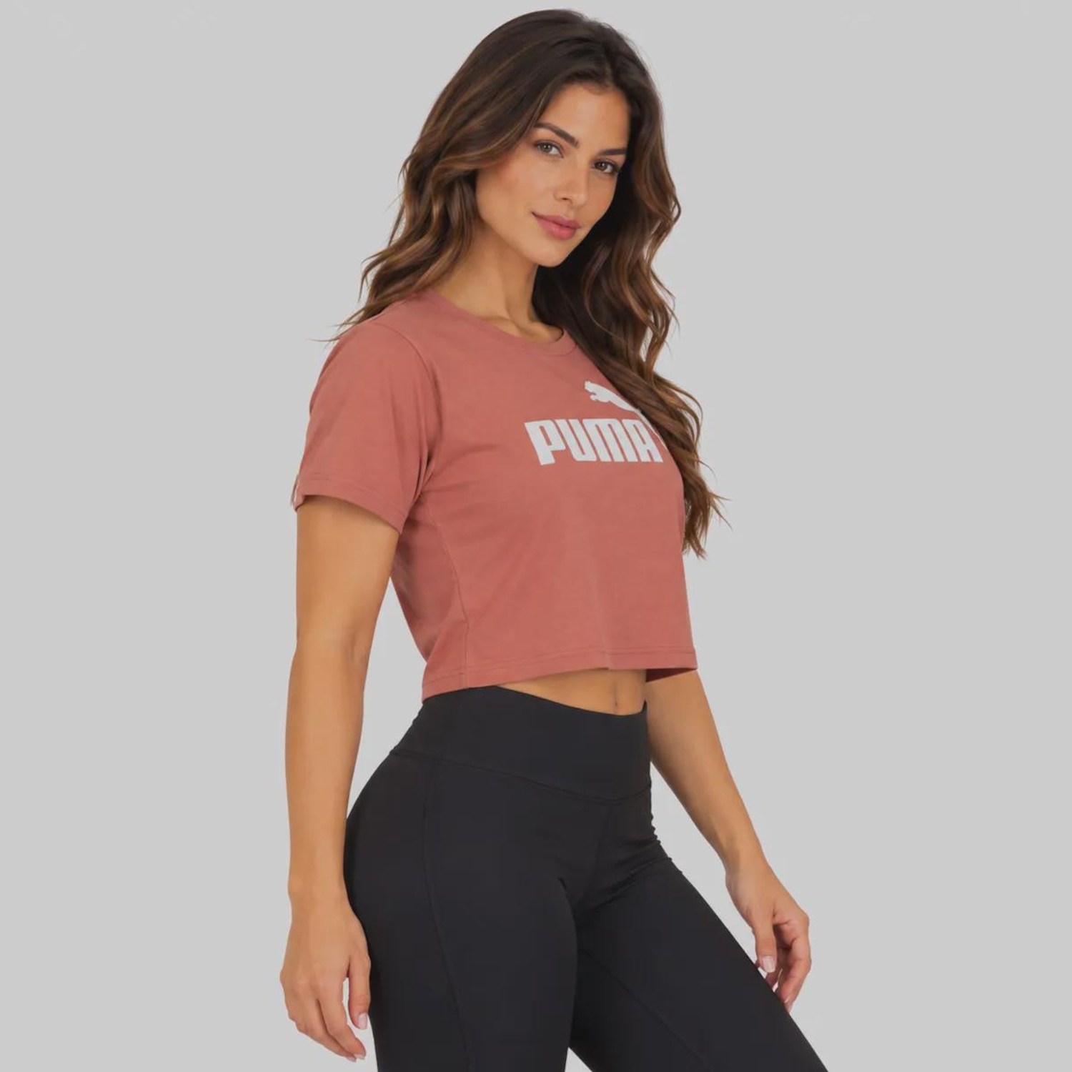 Cropped Puma Ess NO. 1 Logo Feminino - Foto 2