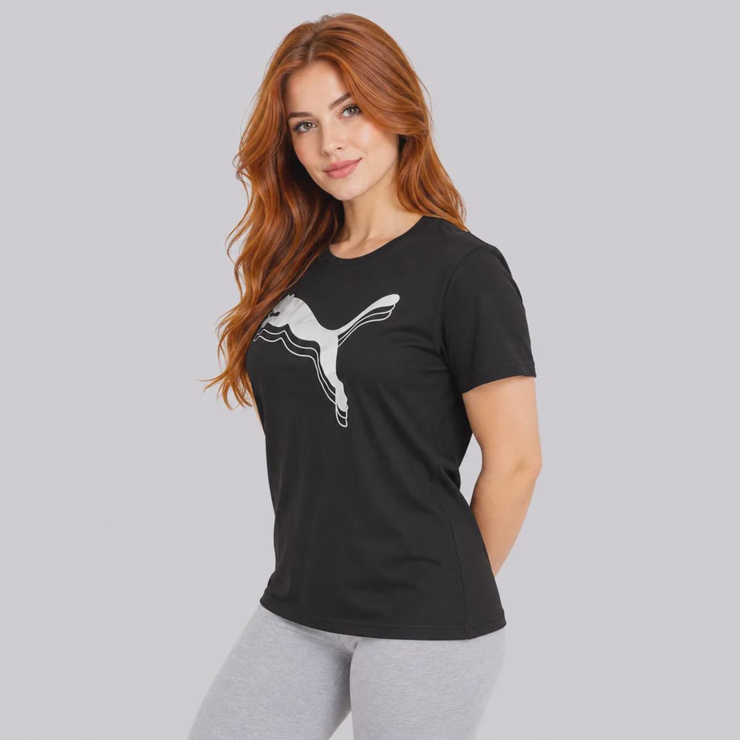 Camiseta Puma Metallic Feminina - Foto 2