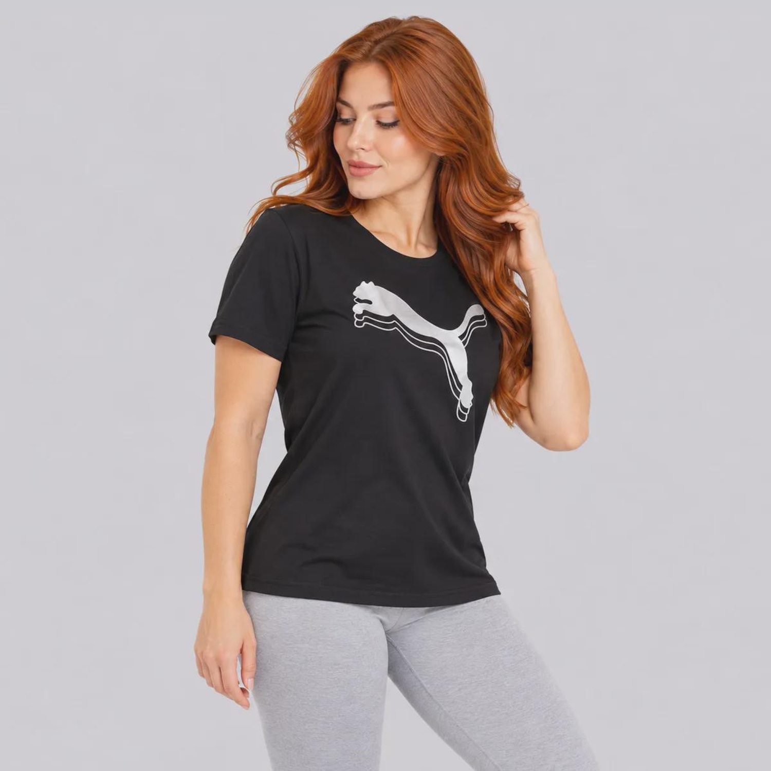 Camiseta Puma Metallic Feminina - Foto 3