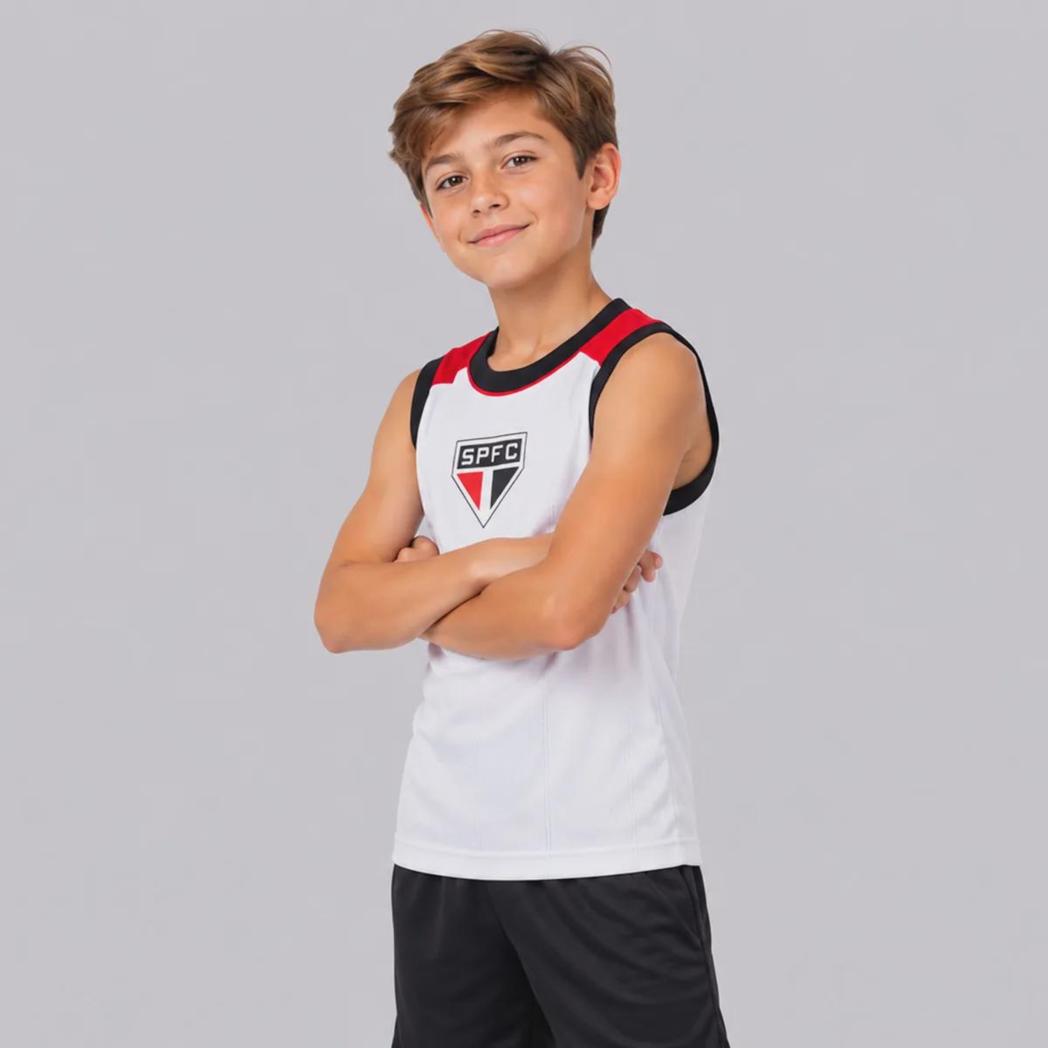 Camiseta Regata São Paulo Ruma Infantil - Foto 2