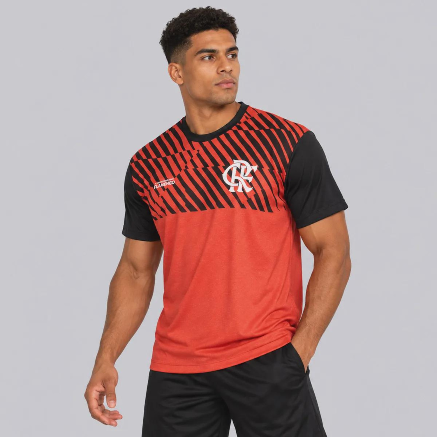 Camisa do Flamengo Efeito Masculina - Foto 3