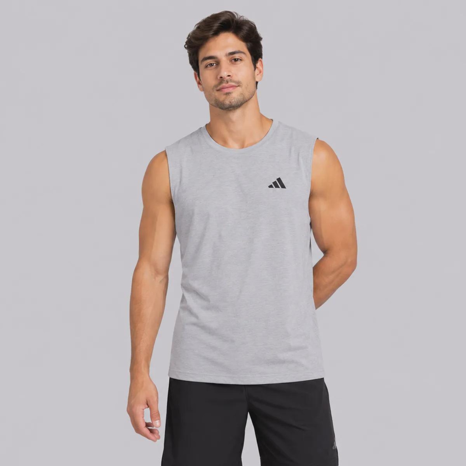 Camiseta Regata adidas Treino Básica Masculina - Foto 1