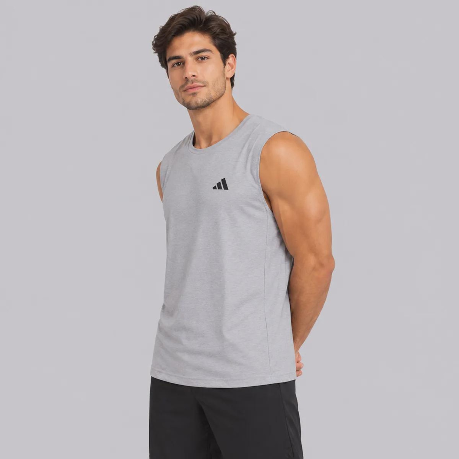 Camiseta Regata adidas Treino Básica Masculina - Foto 2