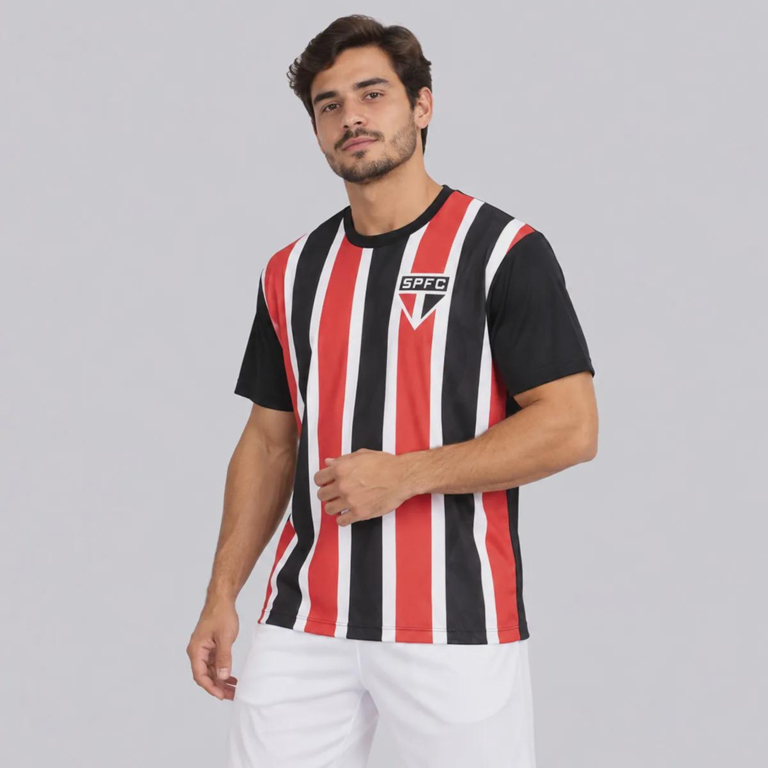 Camisa do São Paulo Exultante Listrada Masculina - Foto 2