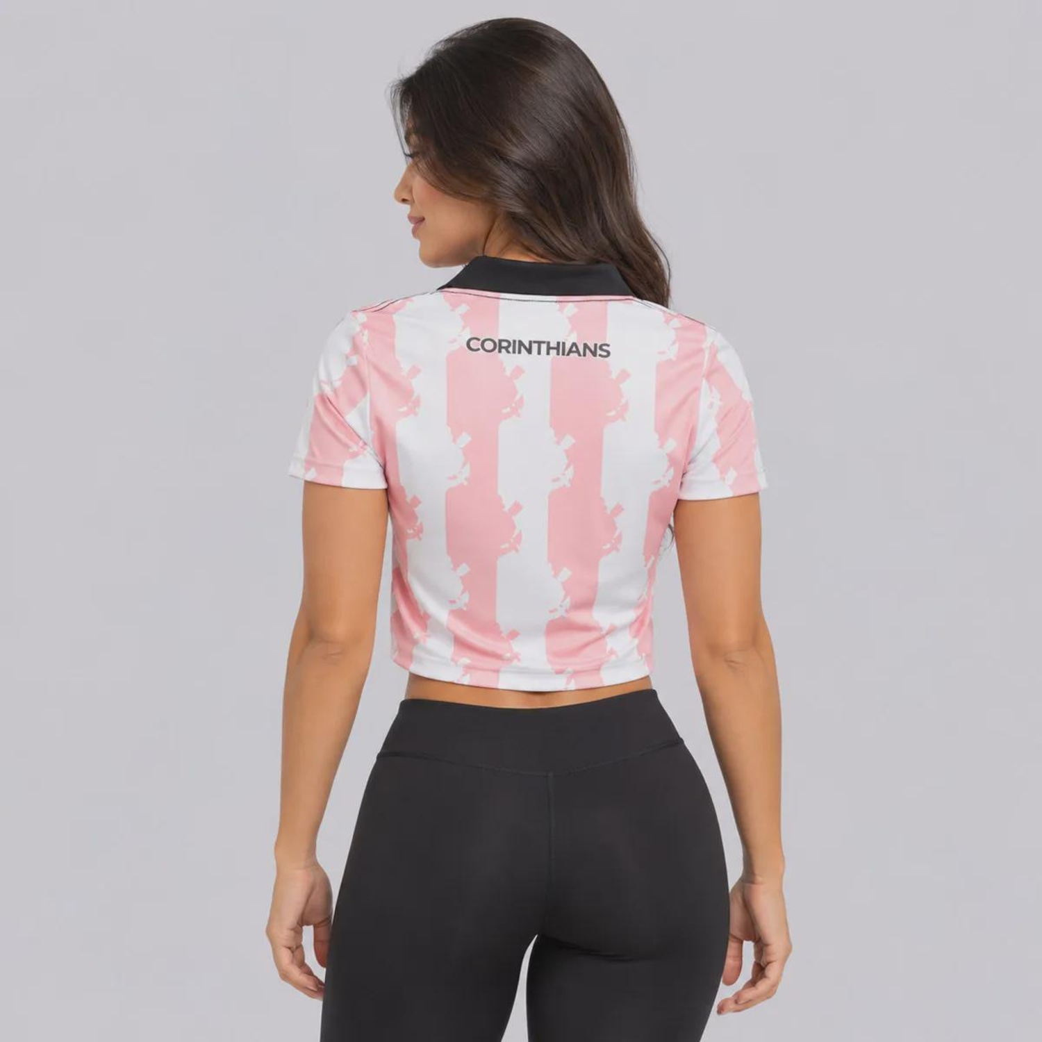 Cropped do Corinthians Badges Feminino - Foto 4