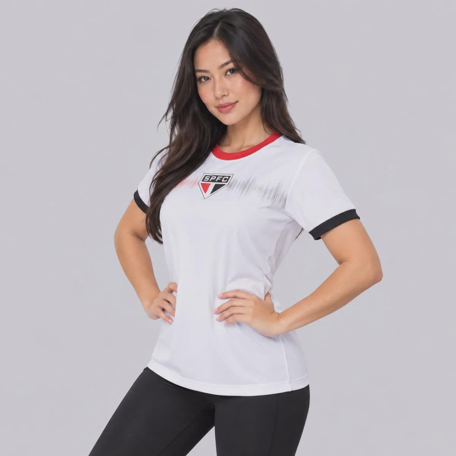 Camisa do São Paulo Coração Feminina - Foto 2