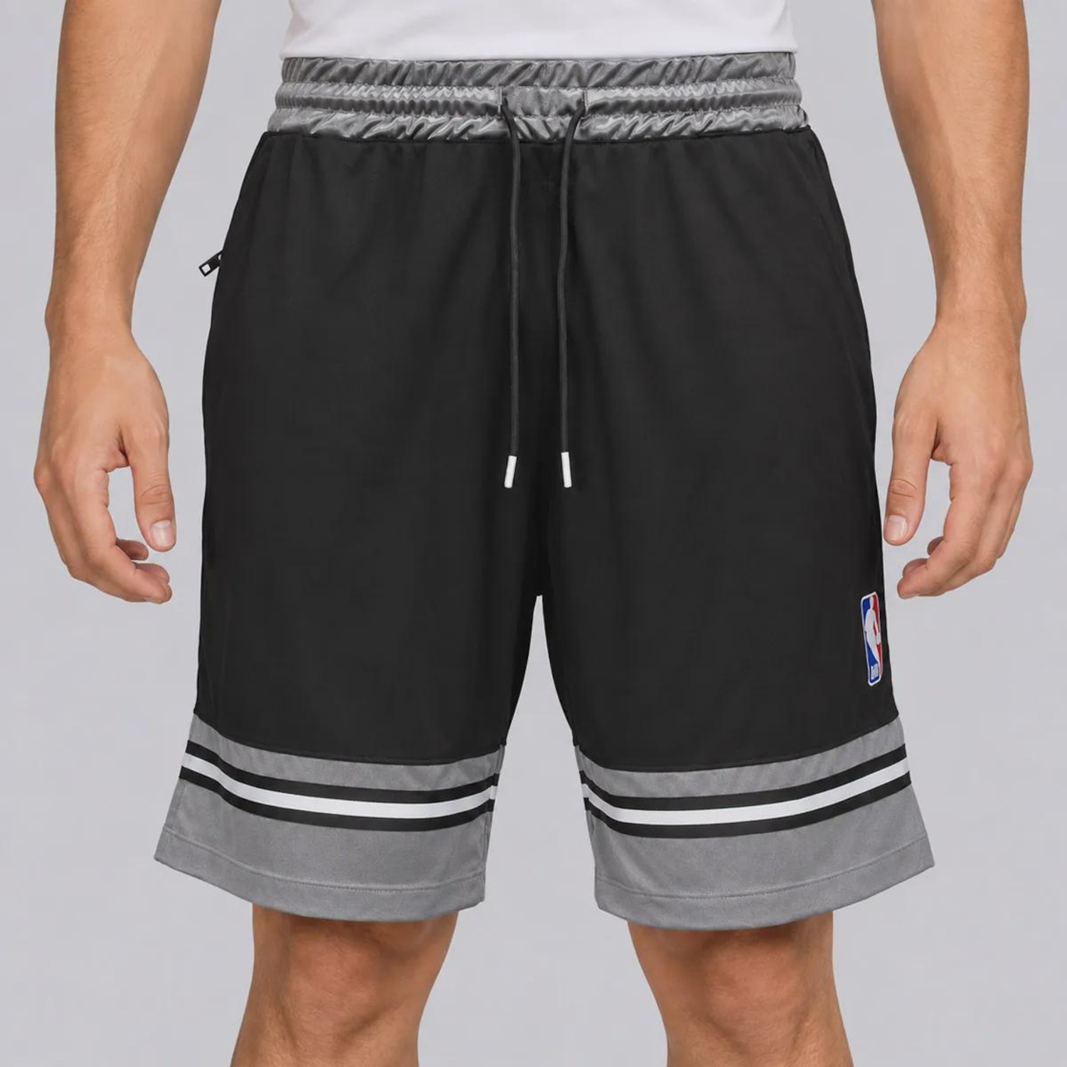 Bermuda NBA Bicolor Masculina - Foto 1