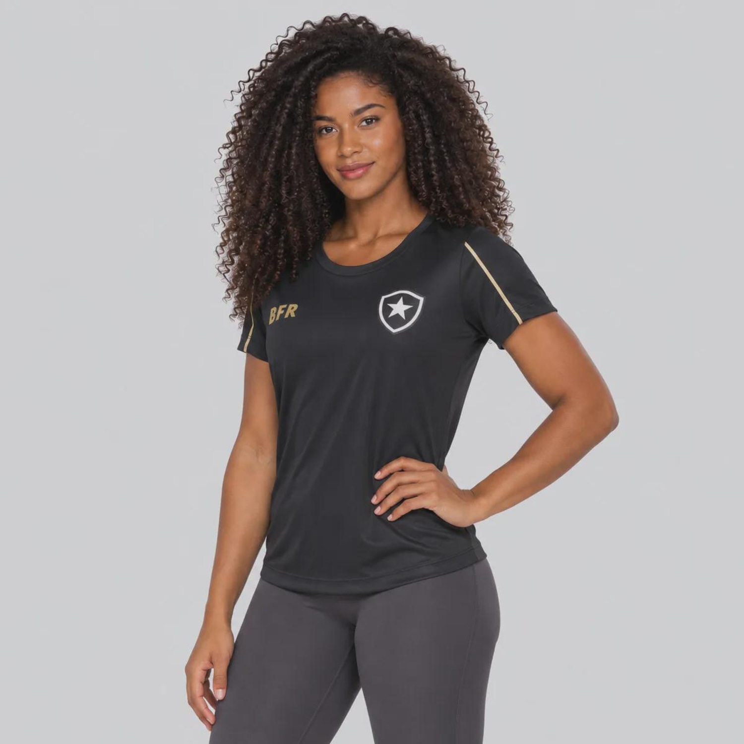 Camisa do Botafogo Auriflama Feminina - Foto 2