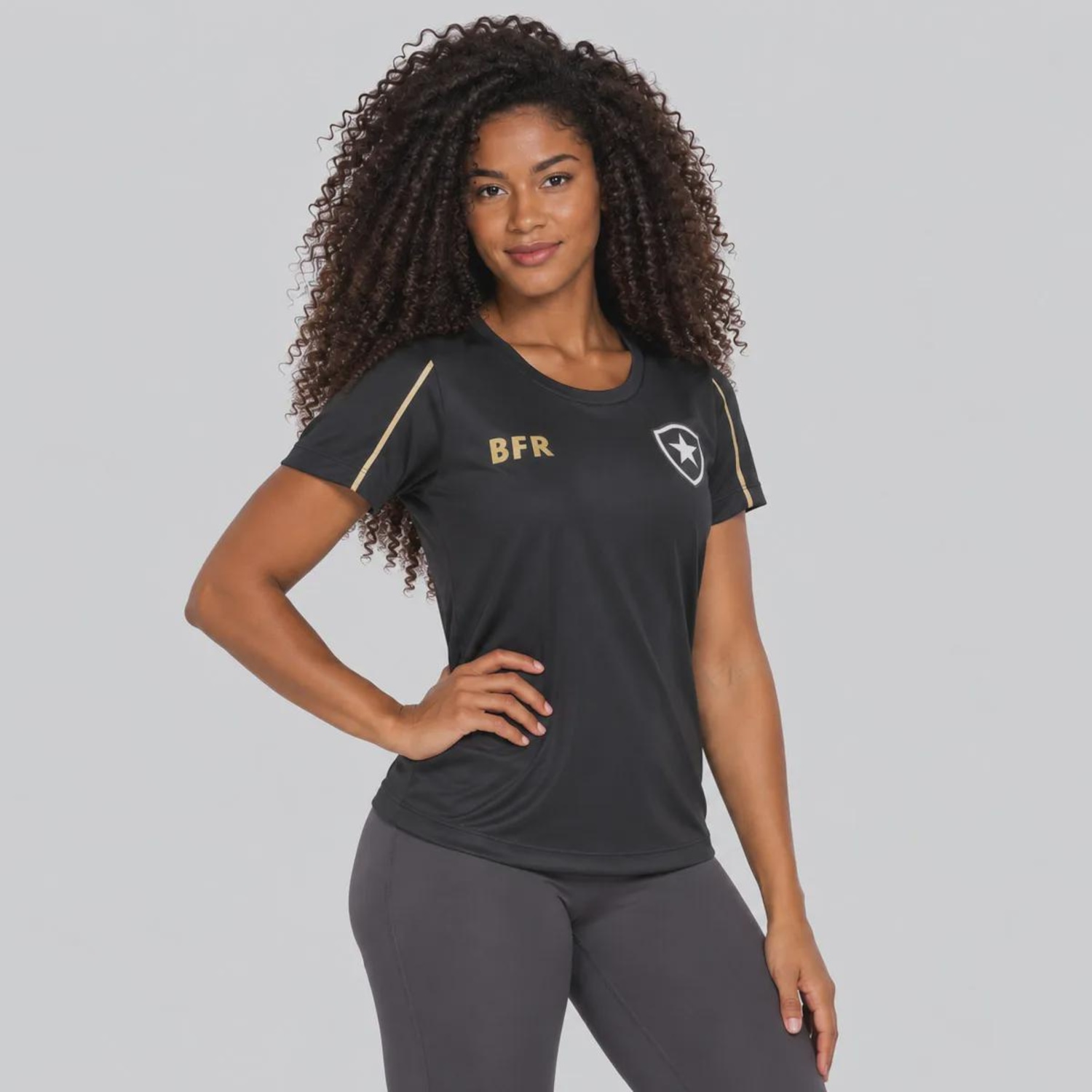 Camisa do Botafogo Auriflama Feminina - Foto 3