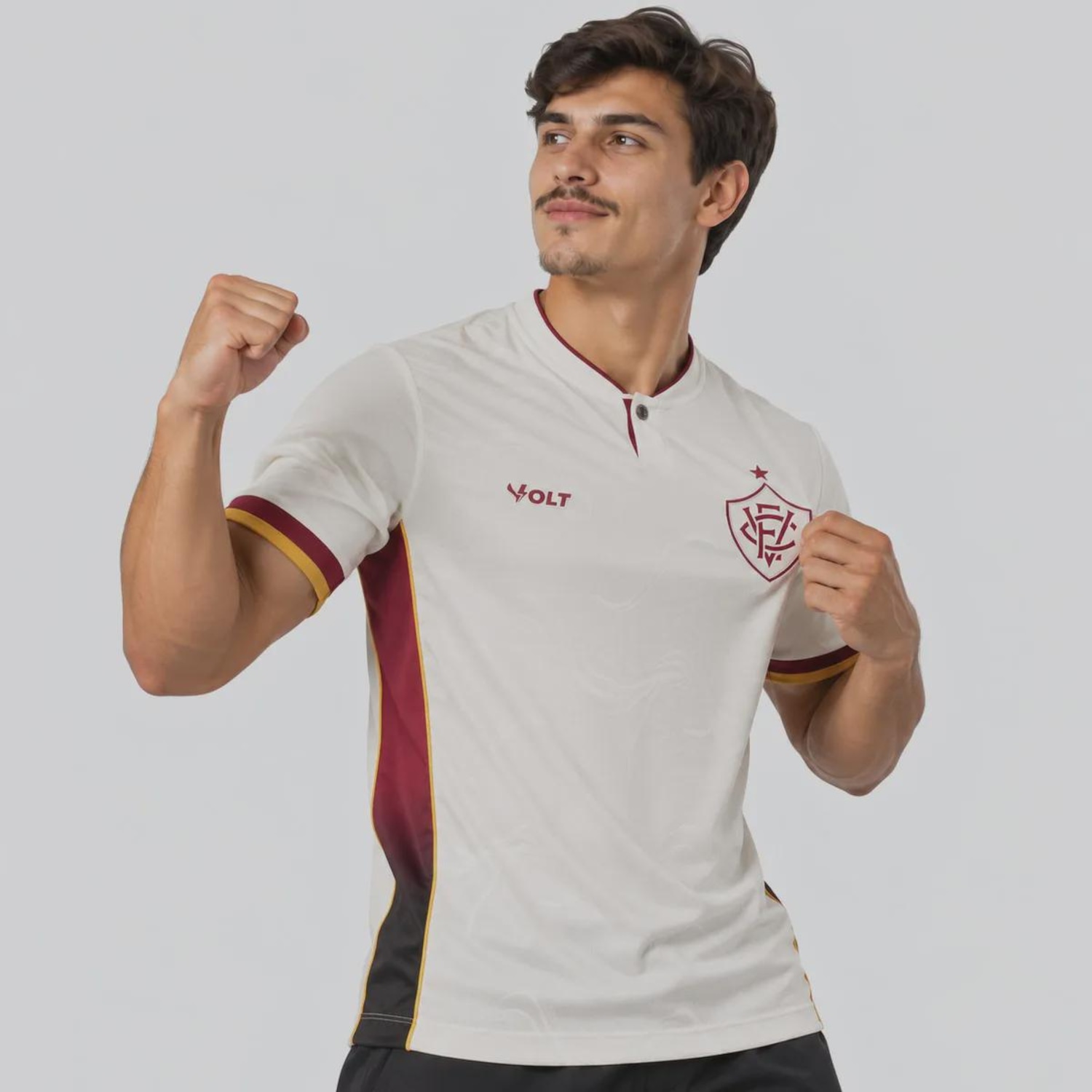 Camisa do Vitória II 26/27 Volt Torcedor Masculina - Foto 3