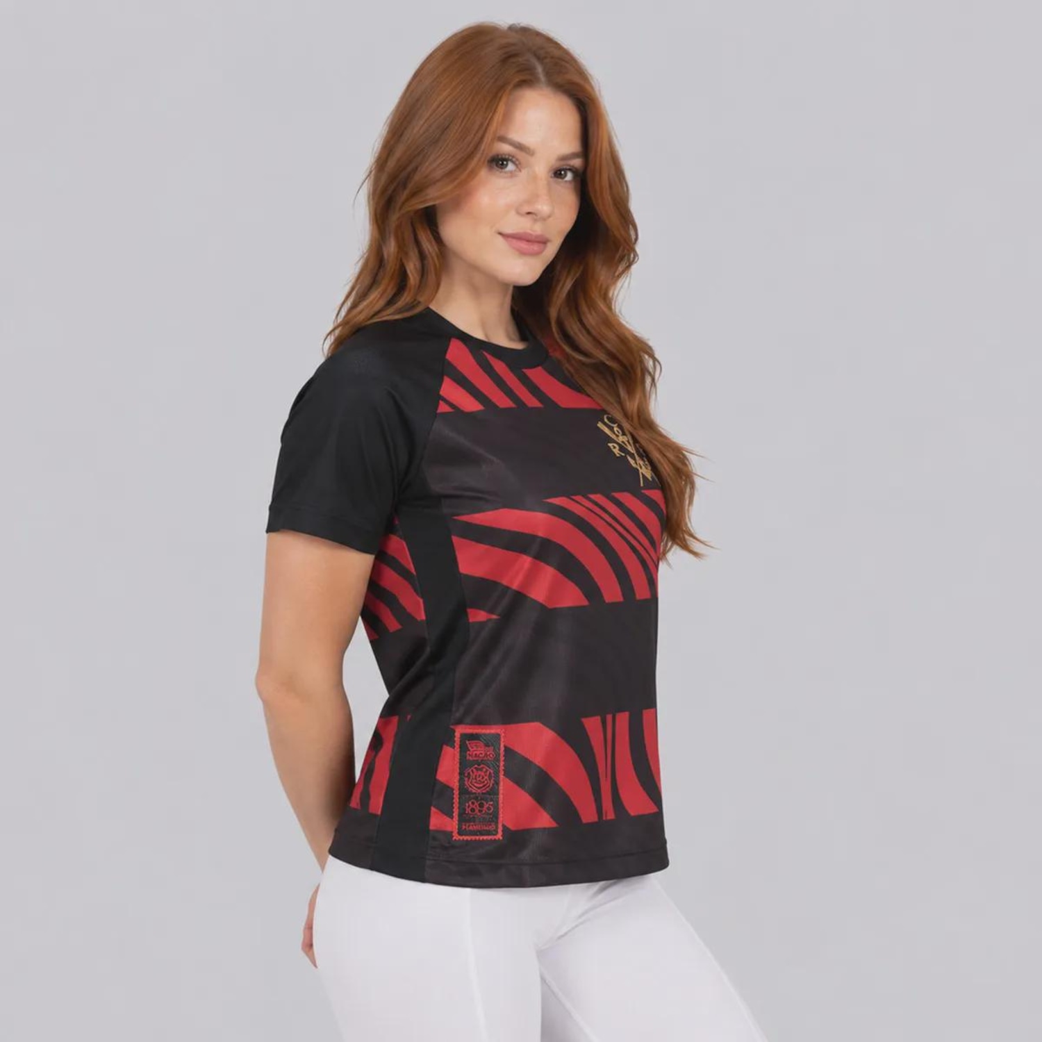 Camisa do Flamengo Pherusa Logo Feminina - Foto 3