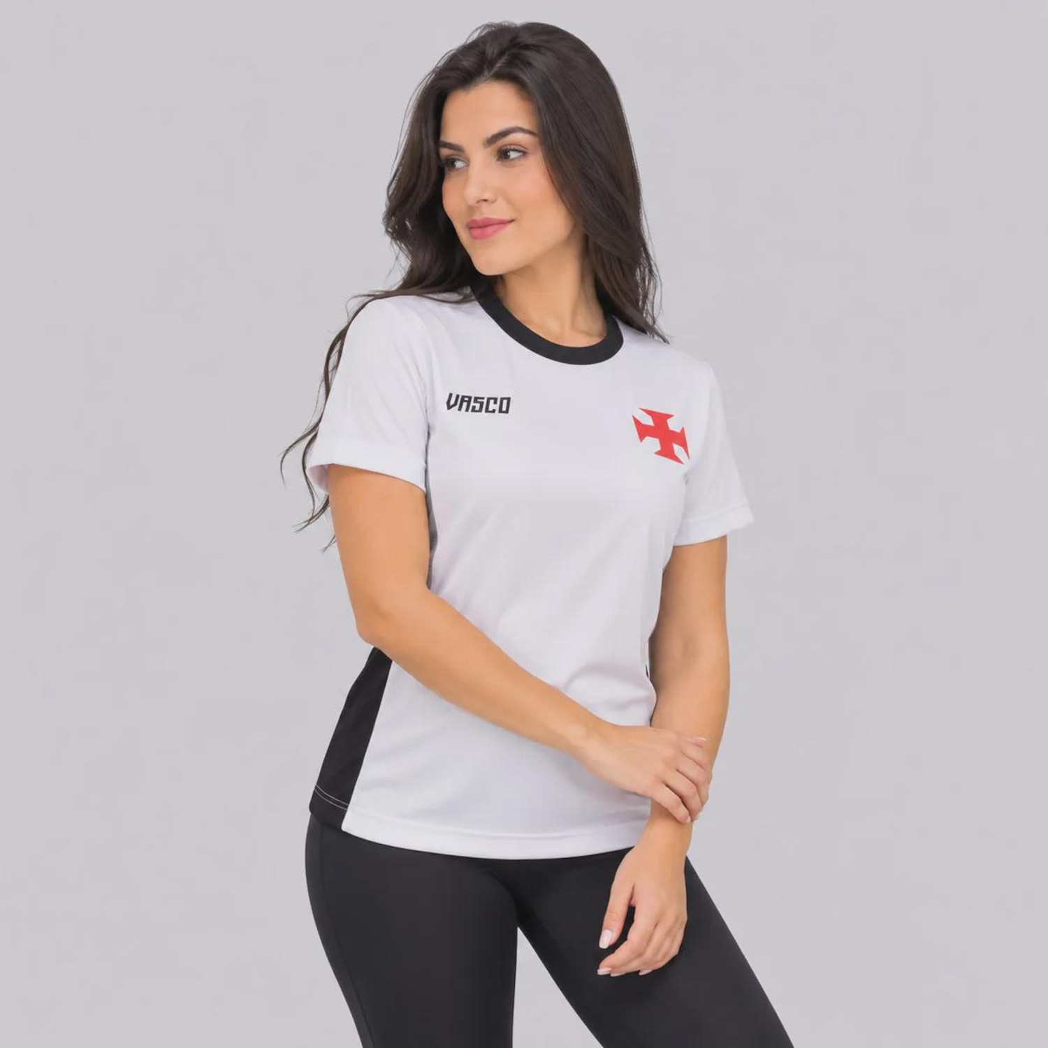 Camisa do Vasco Sagaz Feminina - Foto 2
