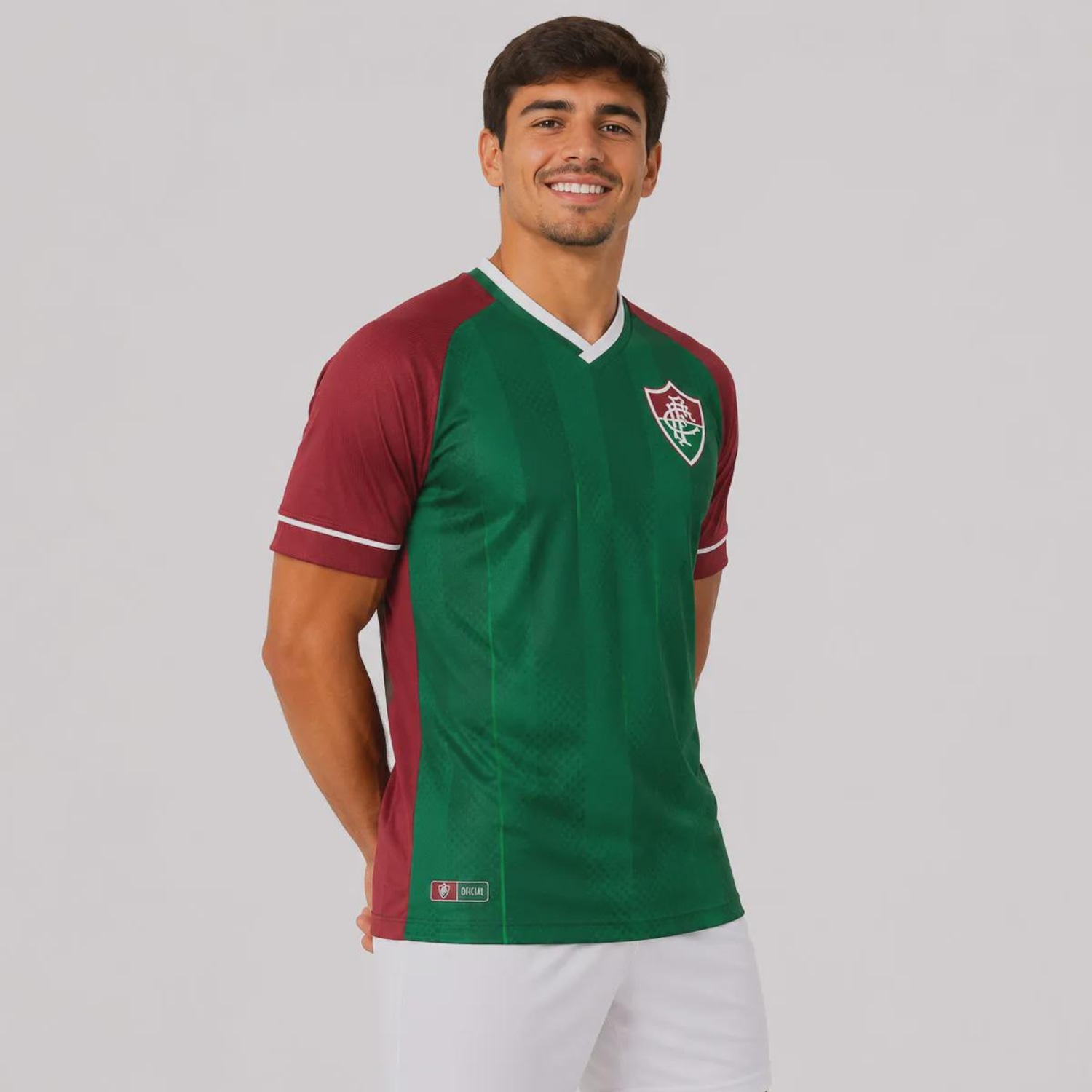 Camisa do Fluminense Escudo Masculina - Foto 2