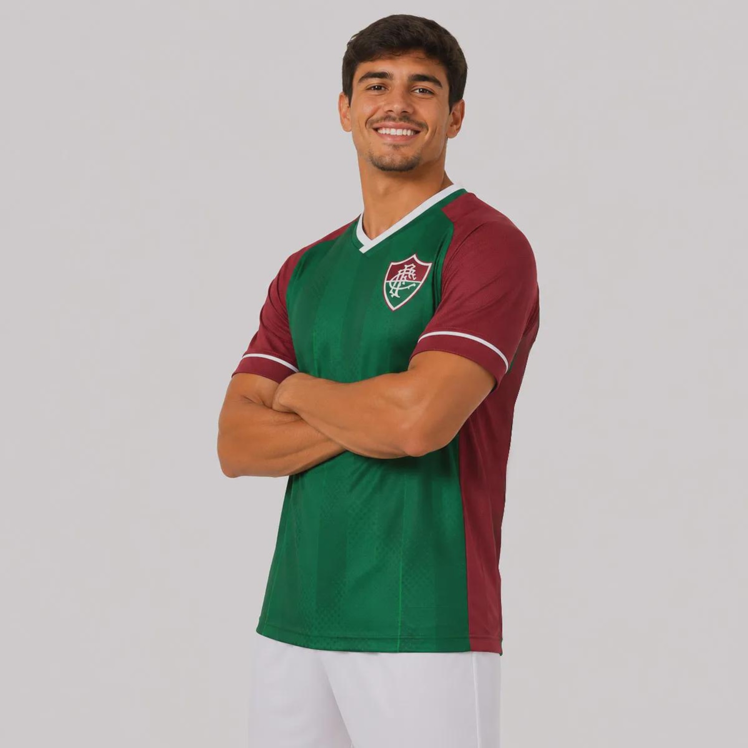 Camisa do Fluminense Escudo Masculina - Foto 3