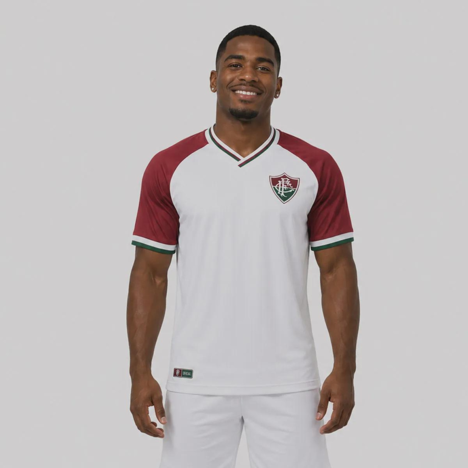 Camisa do Fluminense Escudo Masculina - Foto 1