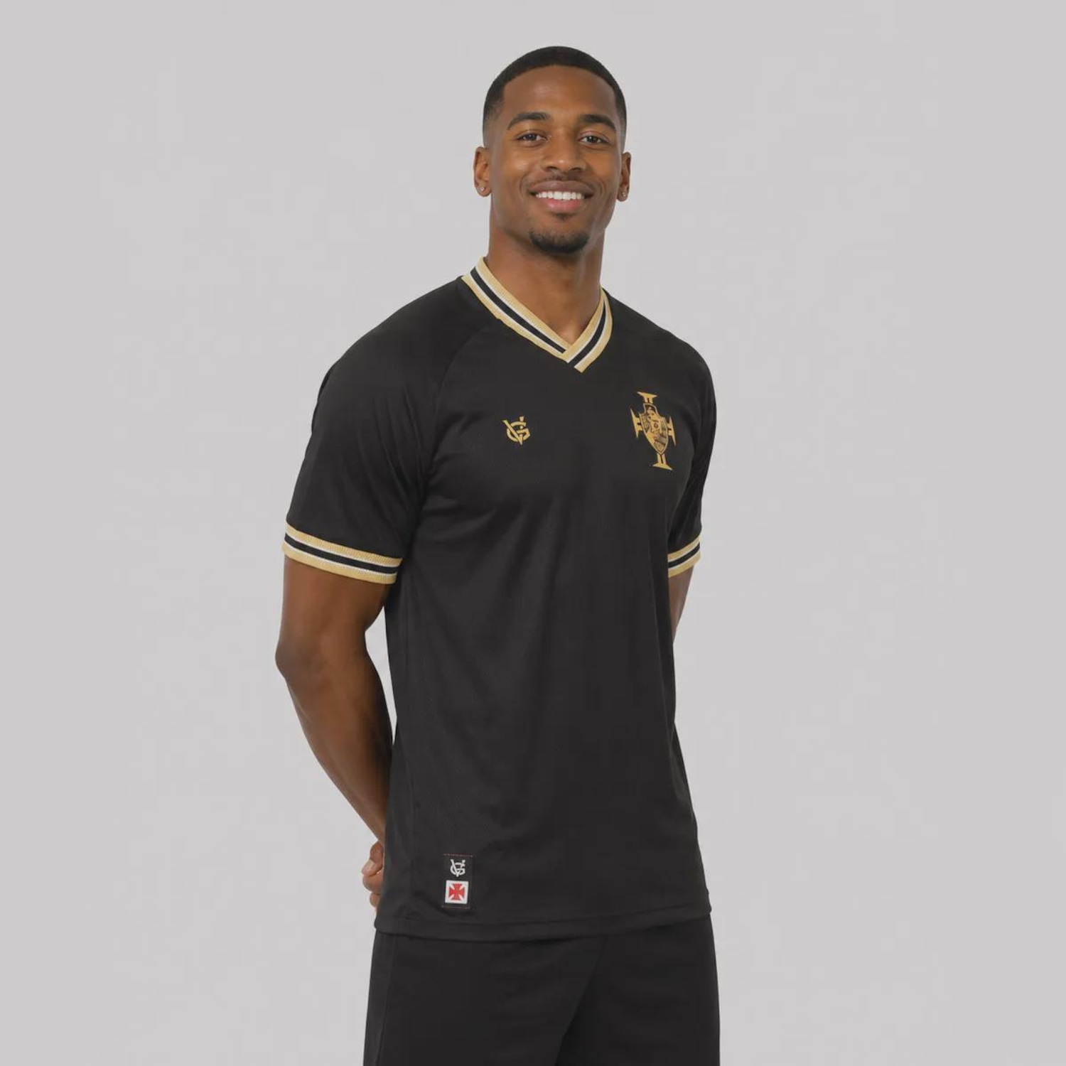 Camisa do Vasco Golden CRVG Masculina - Foto 2