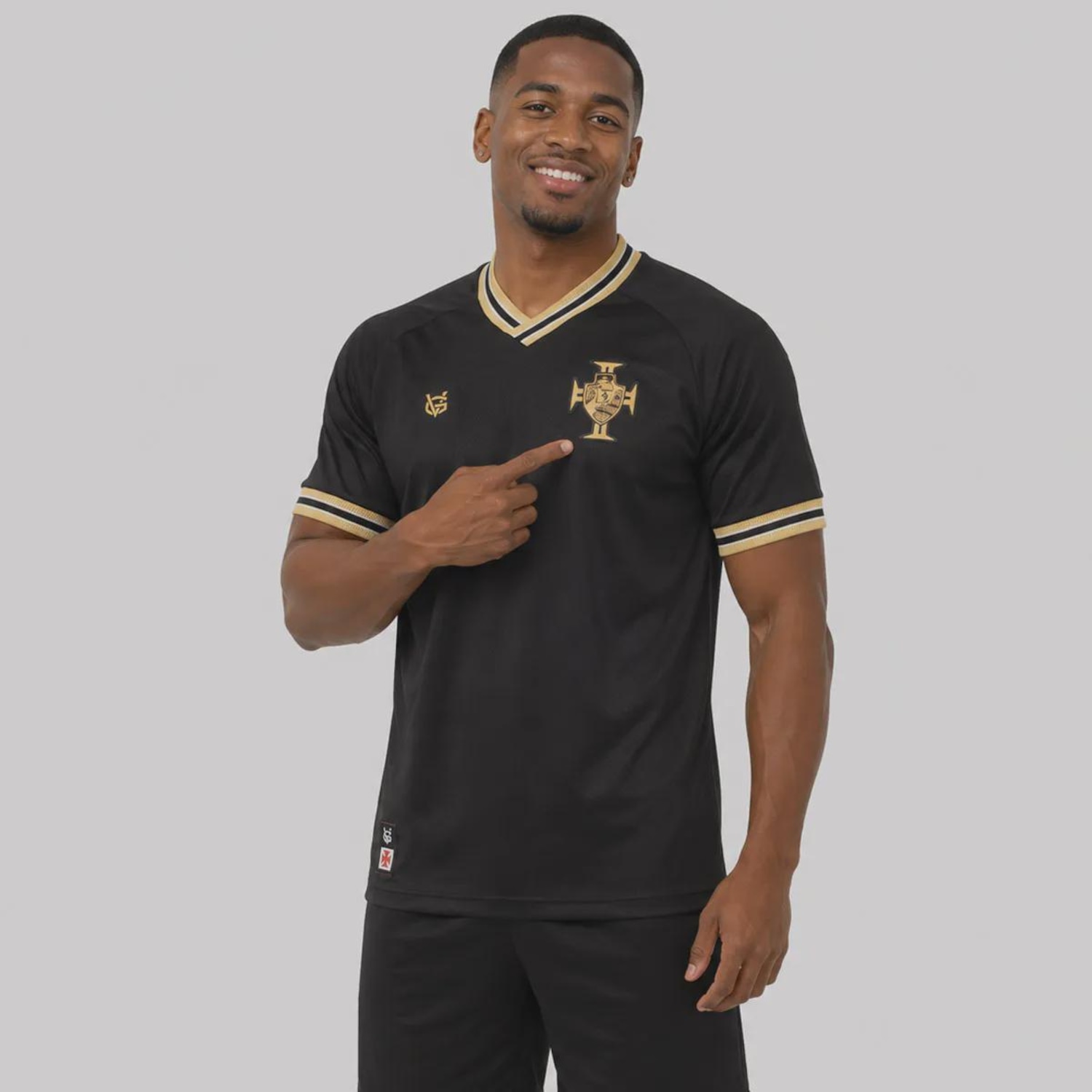 Camisa do Vasco Golden CRVG Masculina - Foto 3