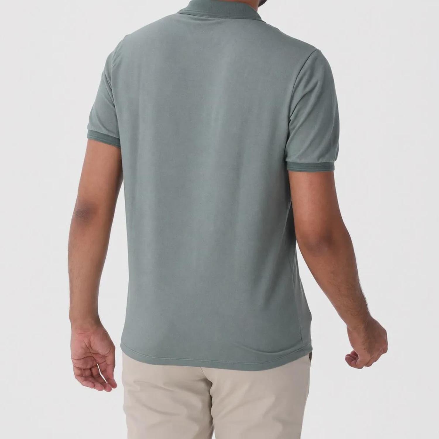 Camisa Polo Slim Manga Curta Ogochi Masculina - Foto 2