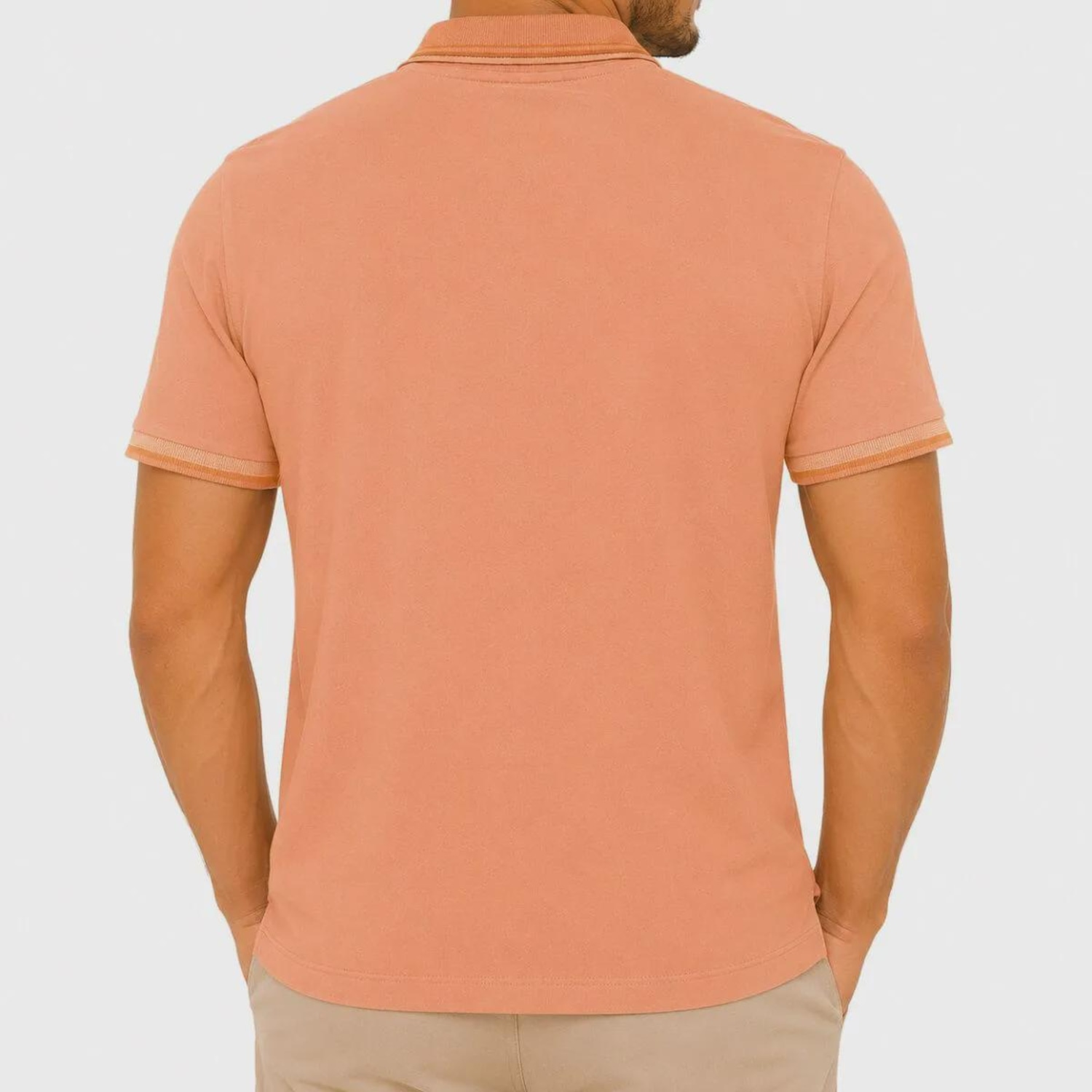 Camisa Polo Slim Manga Curta Ogochi Masculina - Foto 2