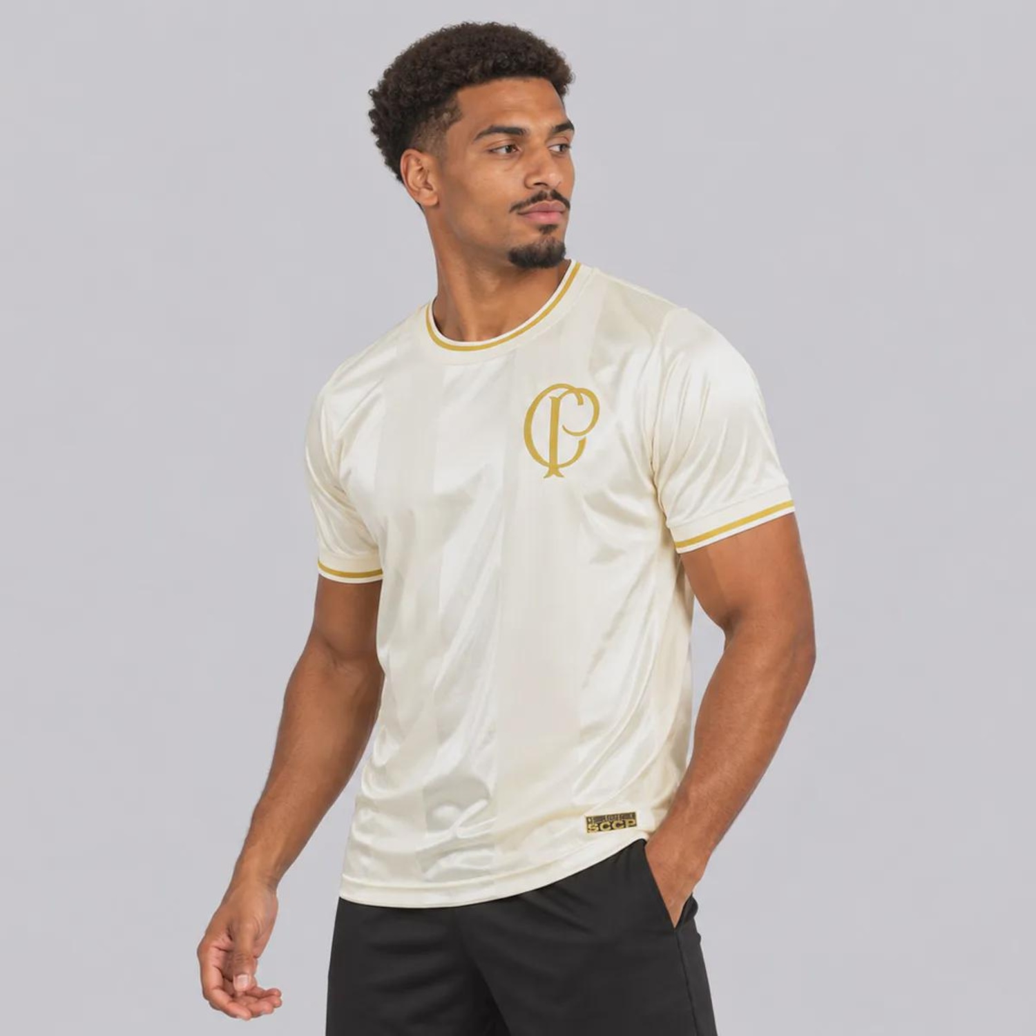 Camisa Corinthians Golden Masculina - Foto 3