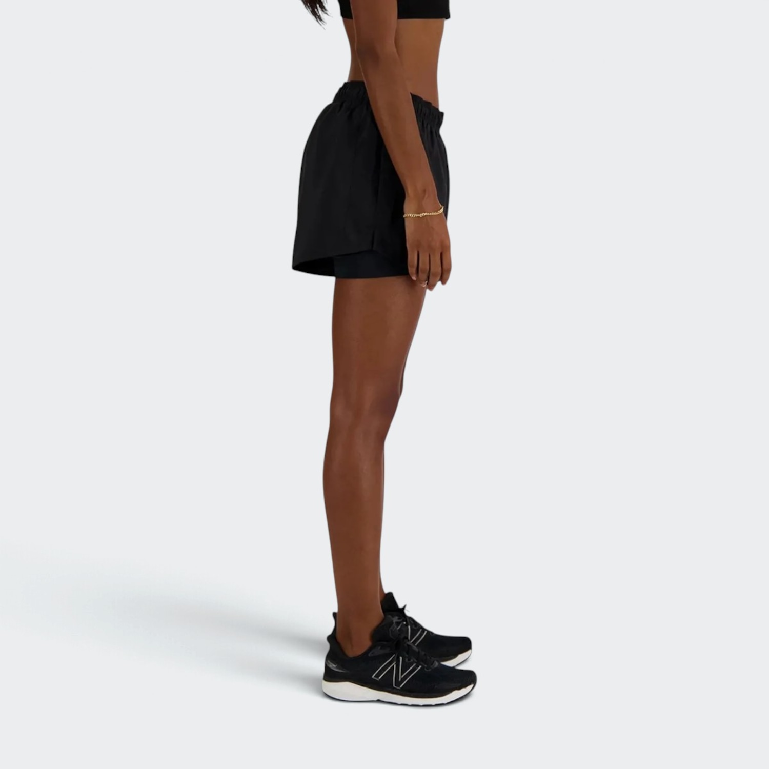 Shorts de Corrida New Balance Sport Essentials Run Duplo Feminino - Foto 3