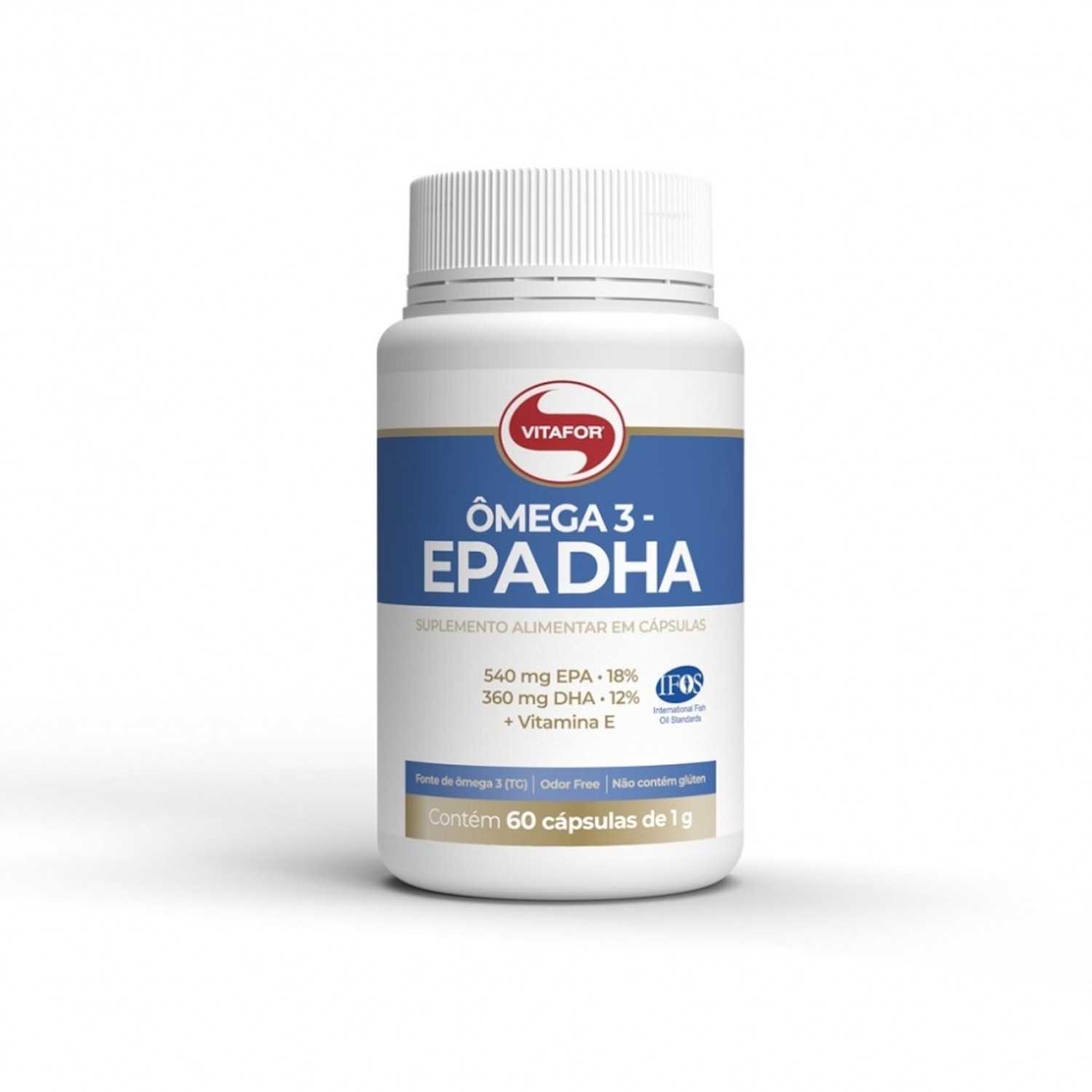 Ômega 3 EPA DHA 1g VITAFOR 60 Caps - Foto 1