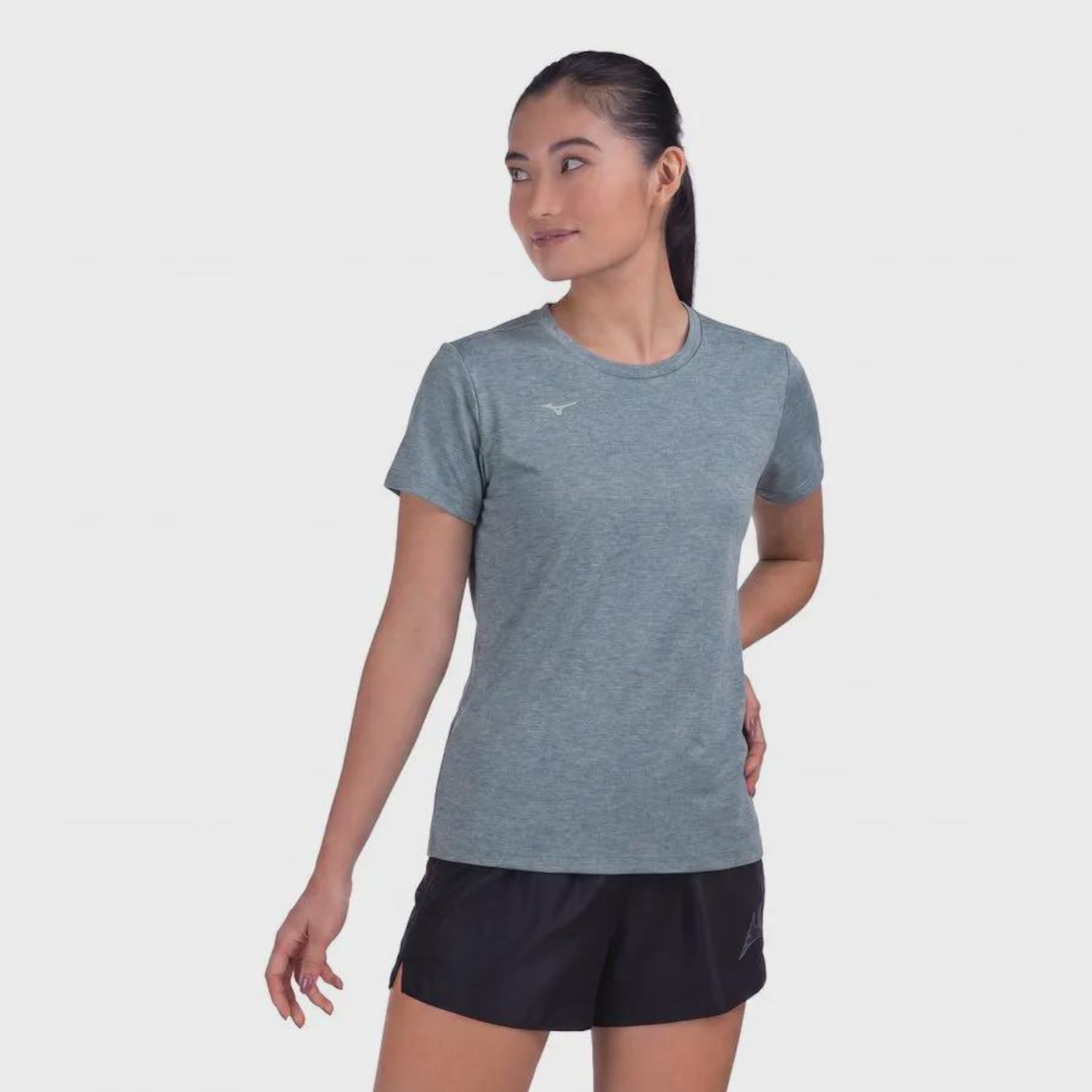 Camiseta Mizuno Lifestyle Logo Feminina - Foto 2