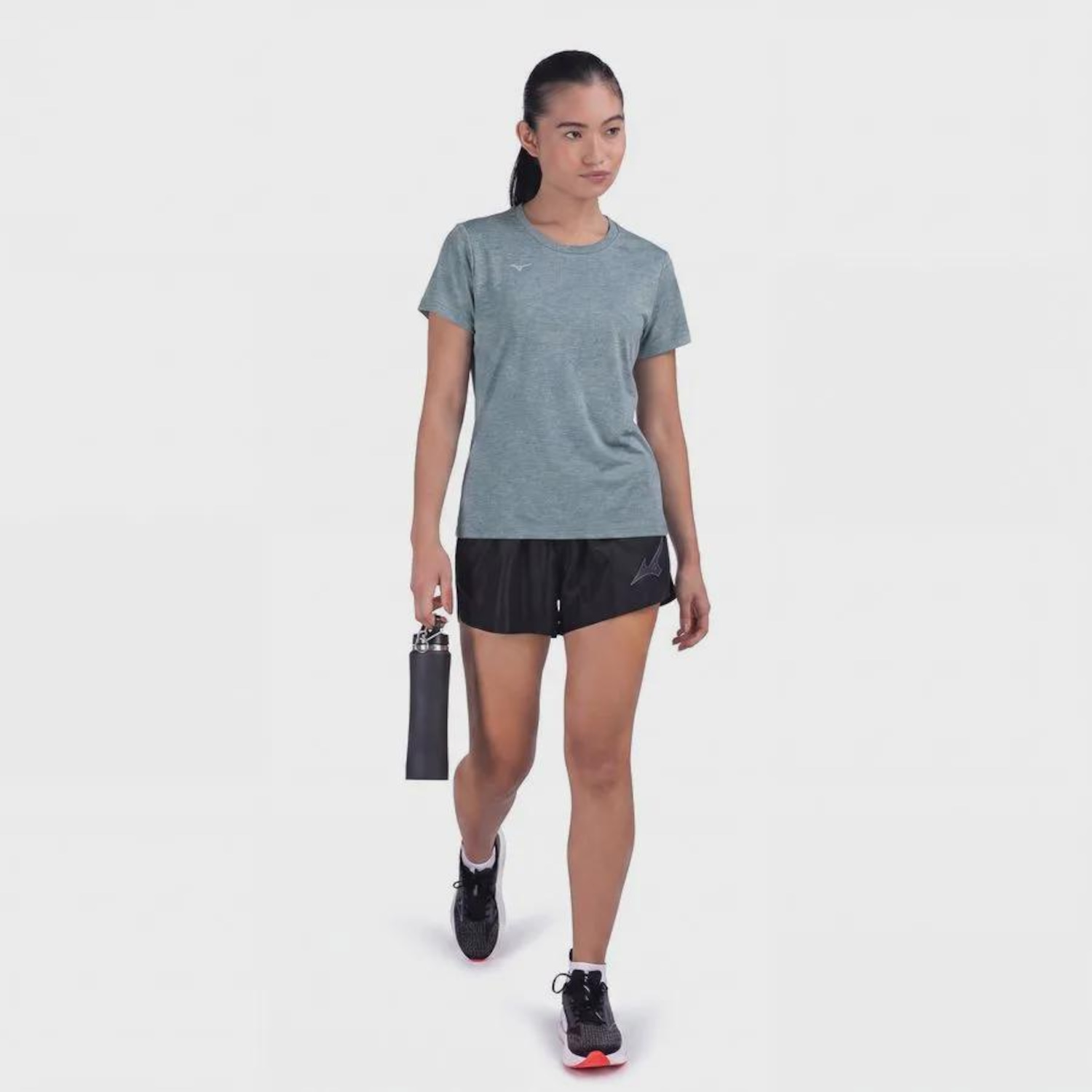 Camiseta Mizuno Lifestyle Logo Feminina - Foto 4