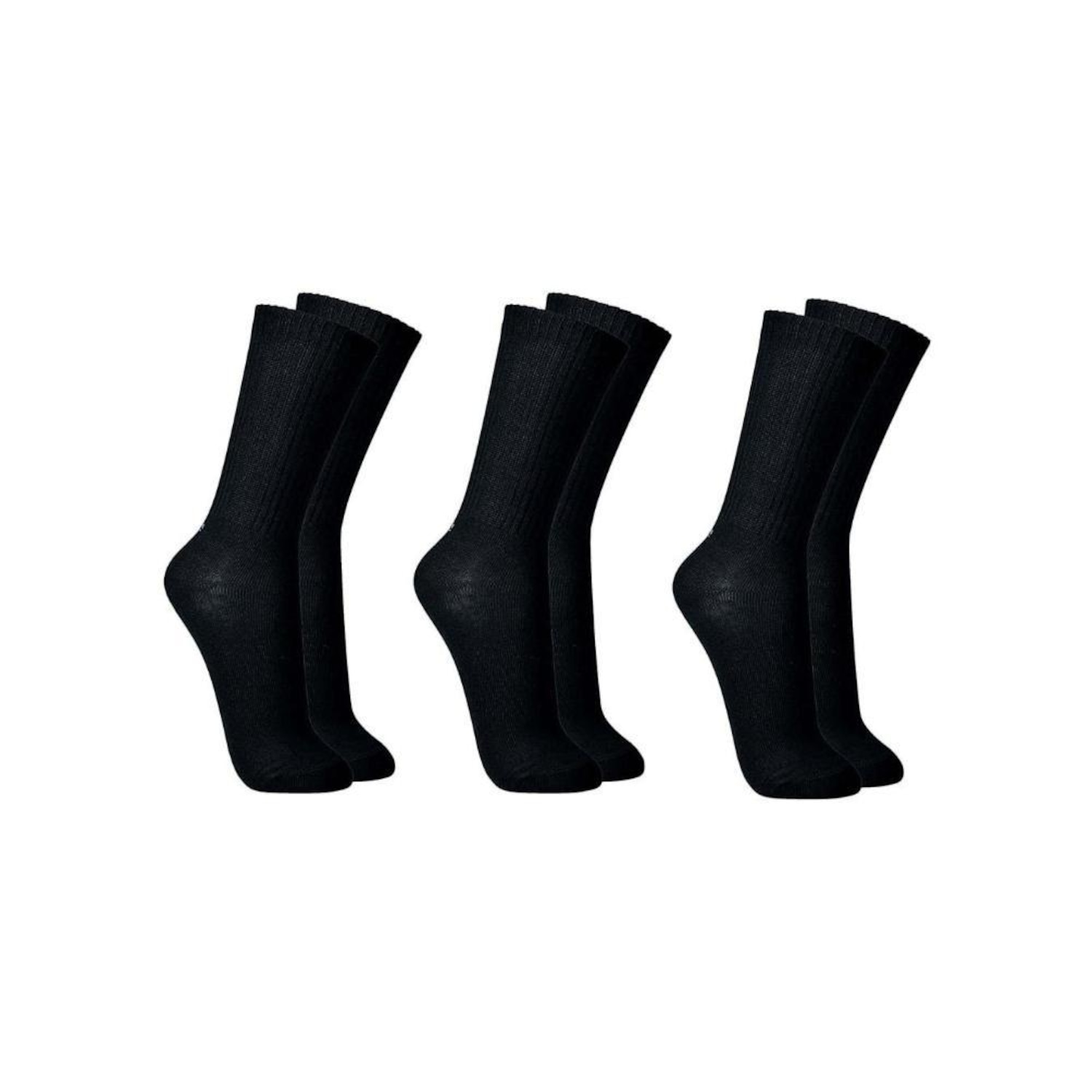 Kit Meia Lupo Unissex 3 Pares 3292 089 Confortável Macia - Foto 1