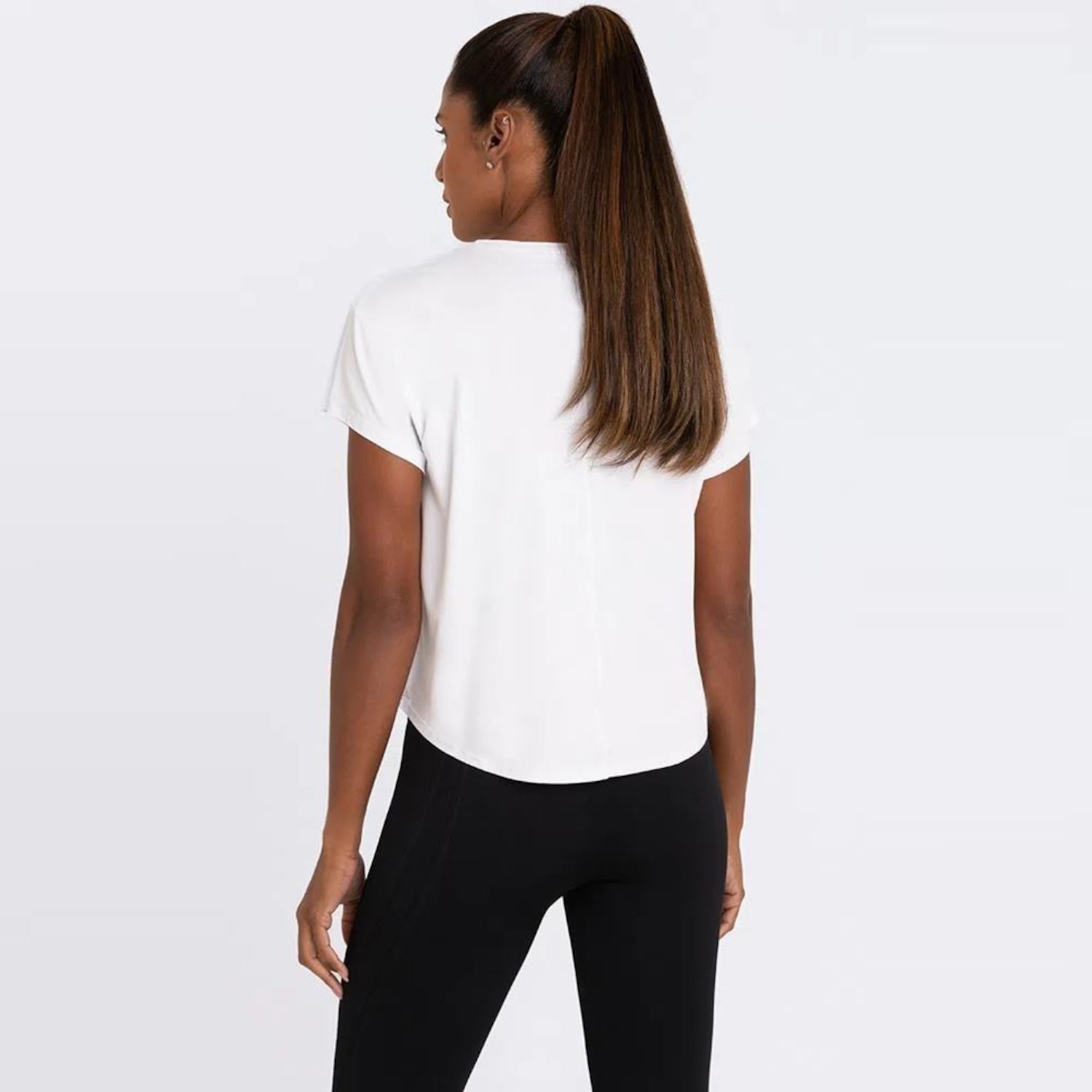 Camiseta Feminina Lupo Dry Recorte Manga Curta Gola V Treino - Foto 3