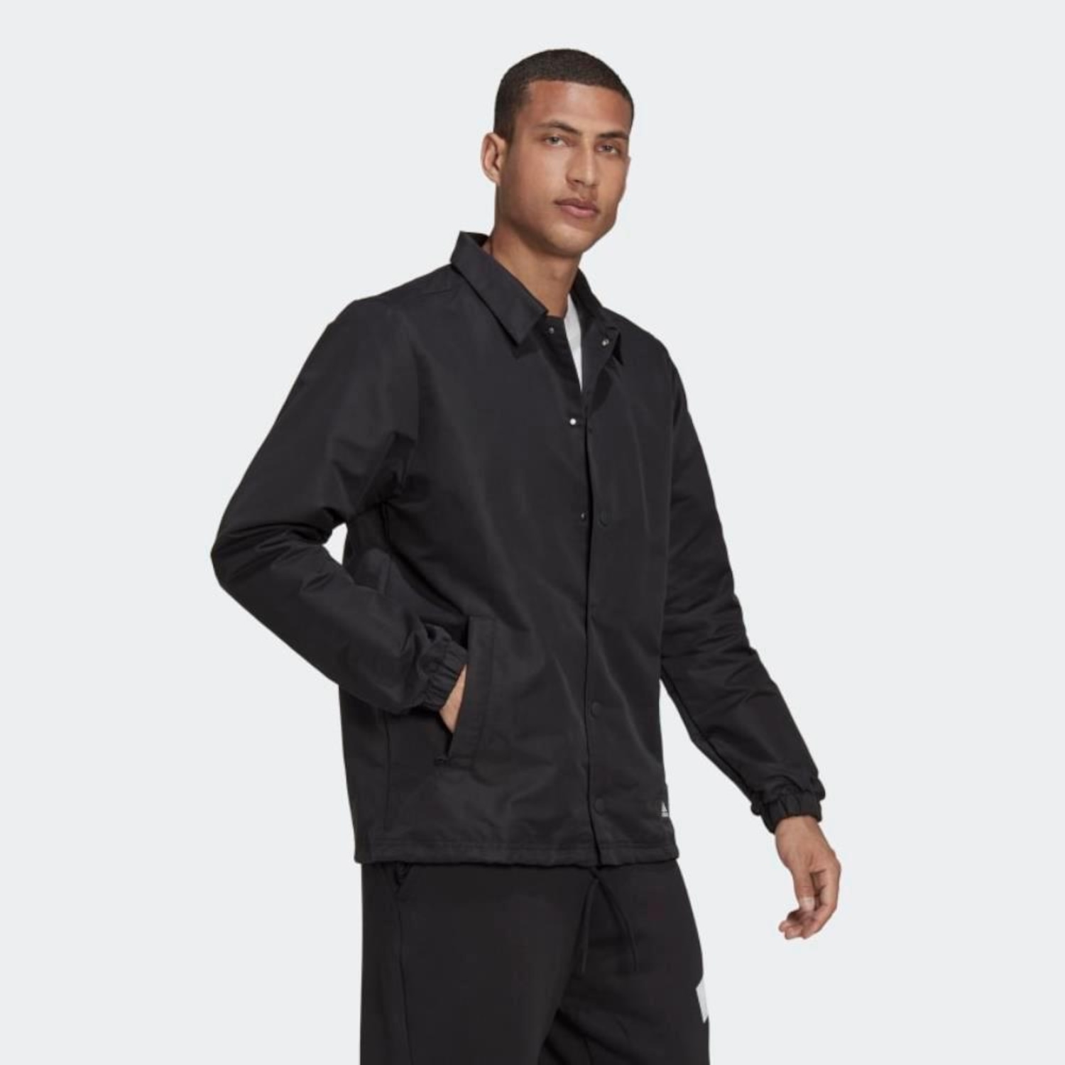 Jaqueta Nylon adidas Masculina Future Botões Manga Longa - Foto 4