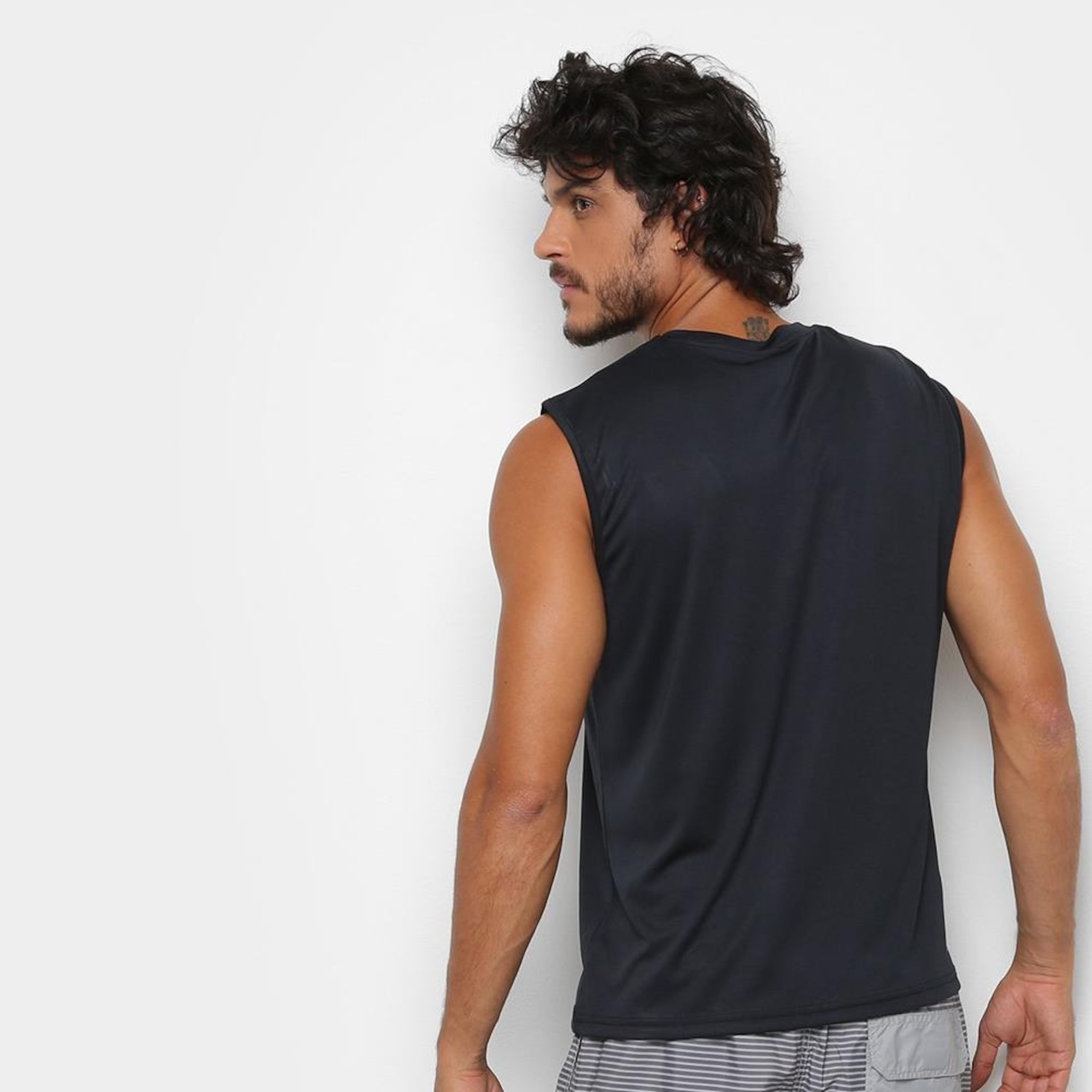 Camiseta Regata Speedo Masculina Dry Fit Interlock Esportiva - Foto 2