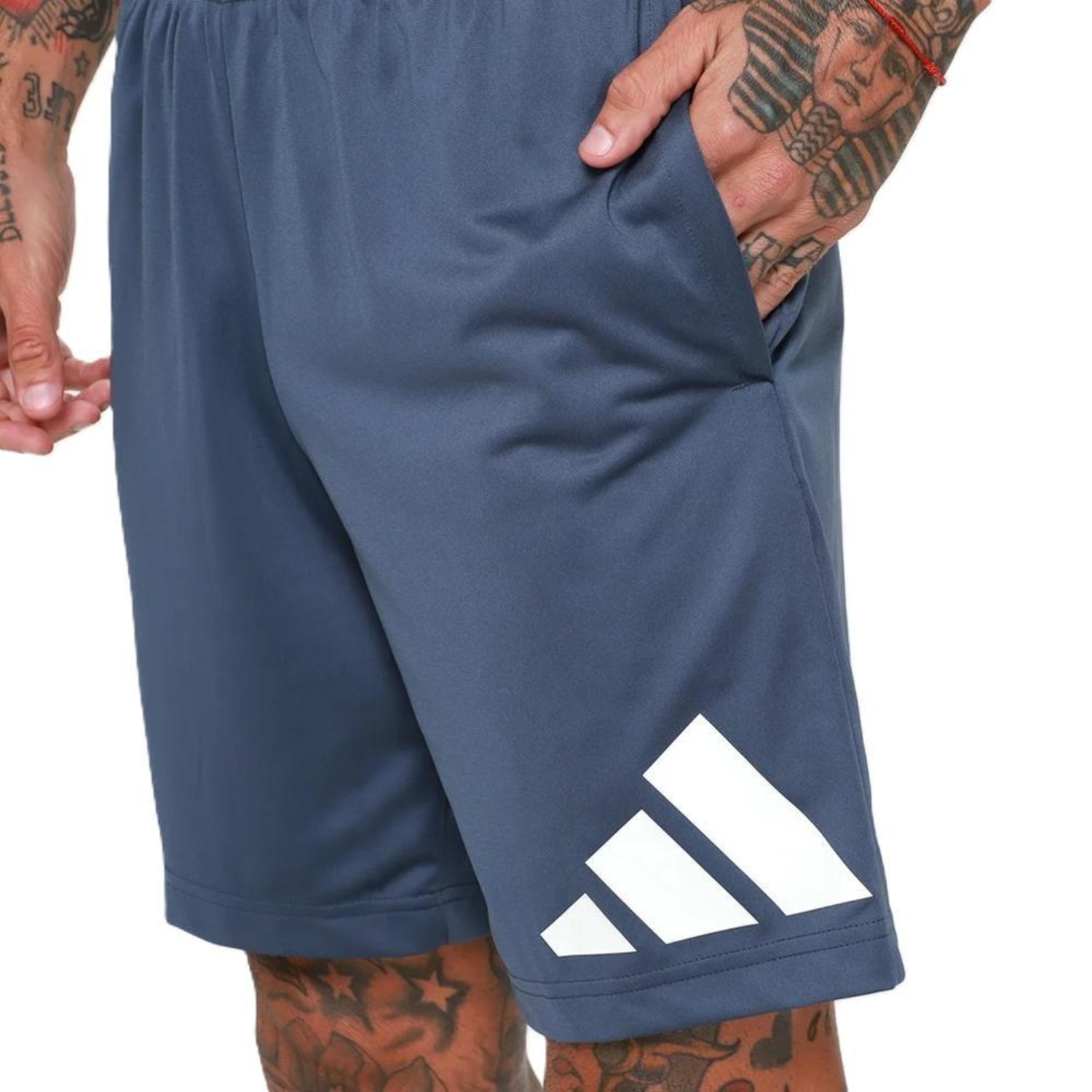 Bermuda Masculina Dry adidas Big Logo - Foto 3