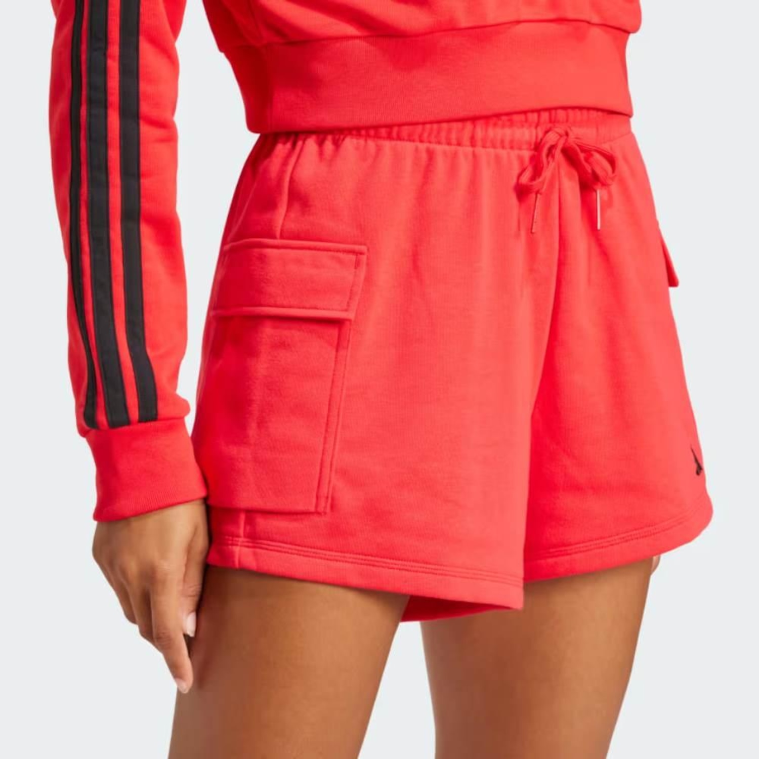 Short Feminino adidas Moletom Logo - Foto 3