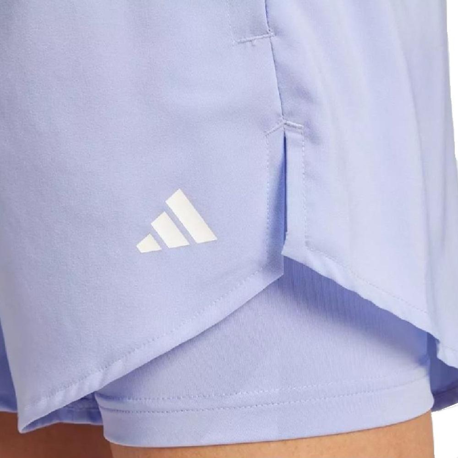 Short Feminino Adidas Duplo Logo - Foto 3