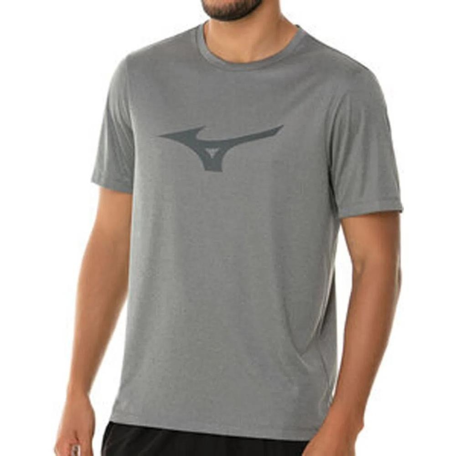 Camiseta Dry Mizuno Masculina Logo Manga Curta Leve Academia - Foto 1
