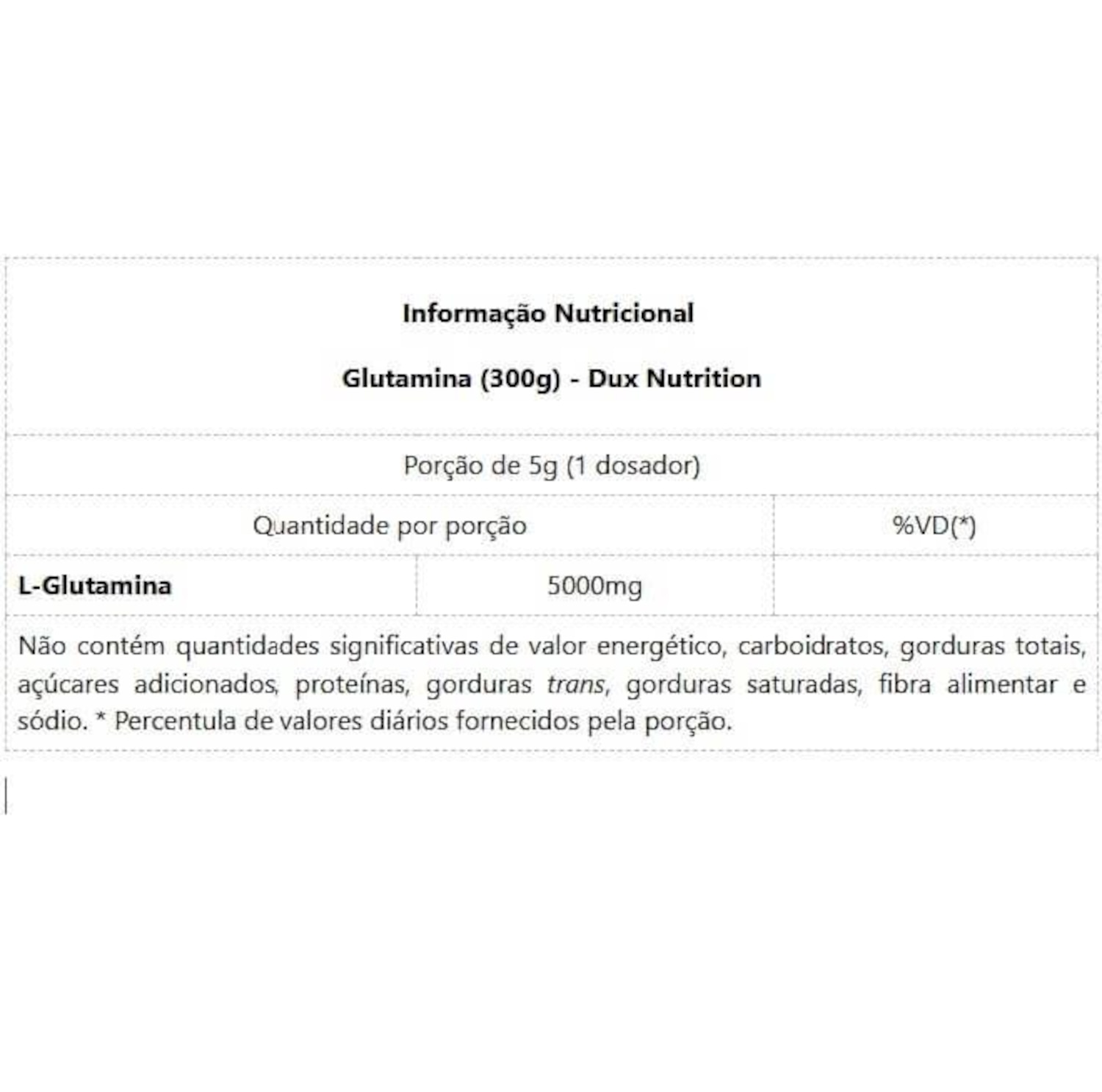 Glutamina Dux® DUX NUTRITION - 300g - Foto 2