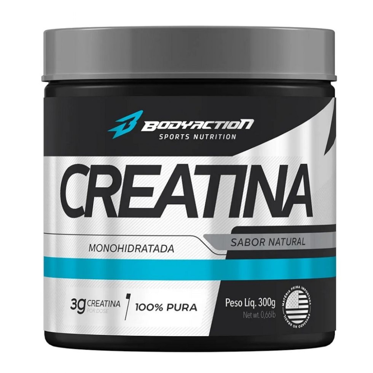 Creatina Monohidratada Body Action 300g - Foto 1