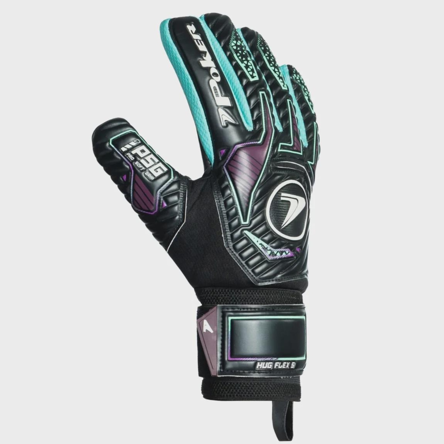 Luvas de Goleiro Poker Profissional Hug Flex 5 - Adulto - Foto 2
