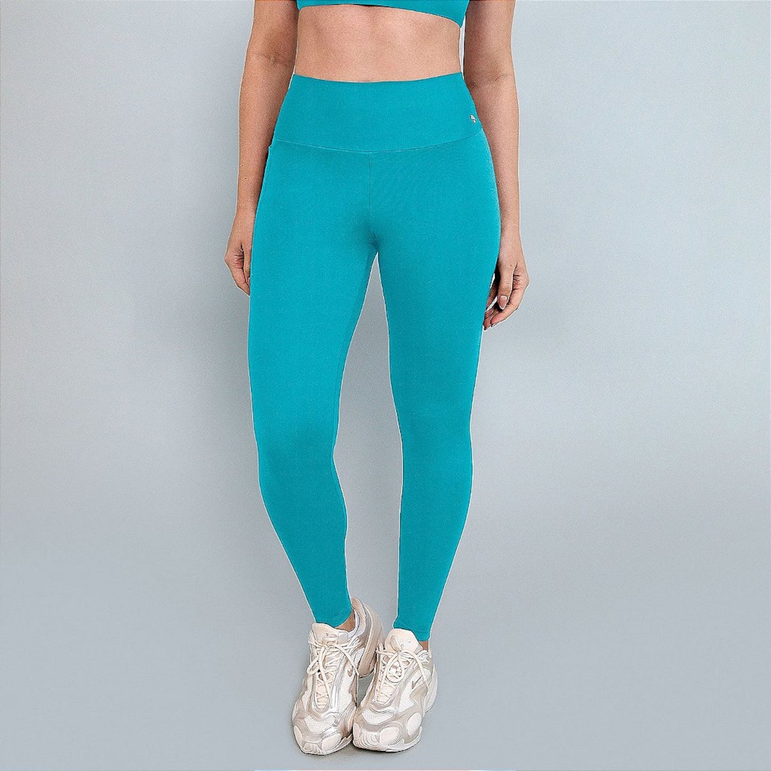 Calça Legging Alto Giro Eterna Cós Sustentação Feminina - Foto 1