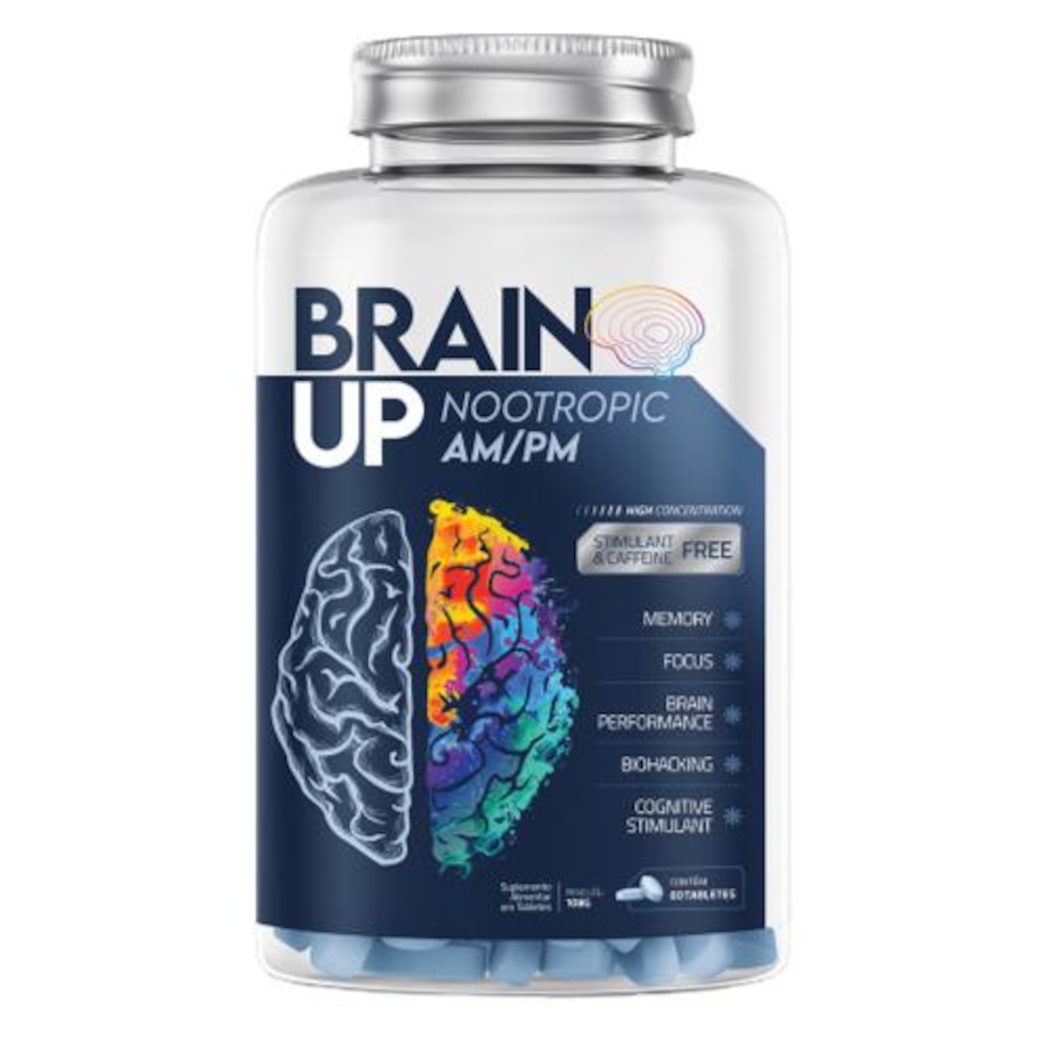 Brain Up Nootropic AM/PM (60 tabs) - True Source - Foto 1