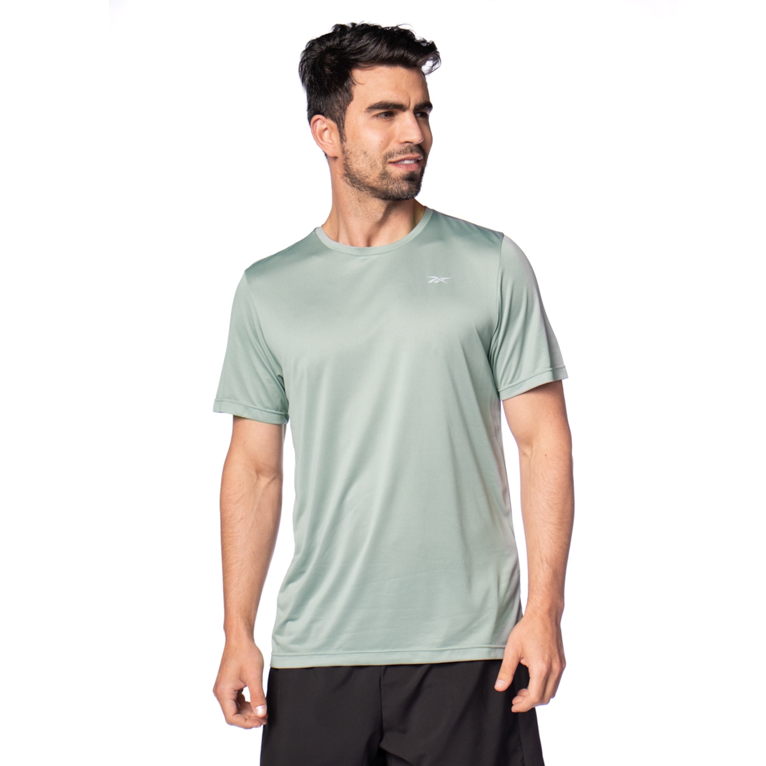 Camiseta Masculina Reebok Basic Rn Rbk Dry Ultraleve - Foto 1